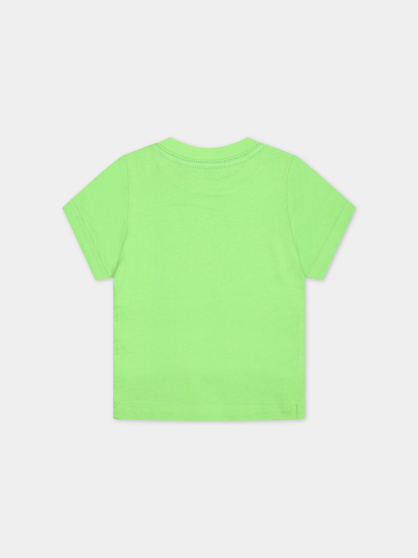 T-shirt verde per neonato con logo,Dsquared2,DQ2345 D0A47 D2MT21B DQ525