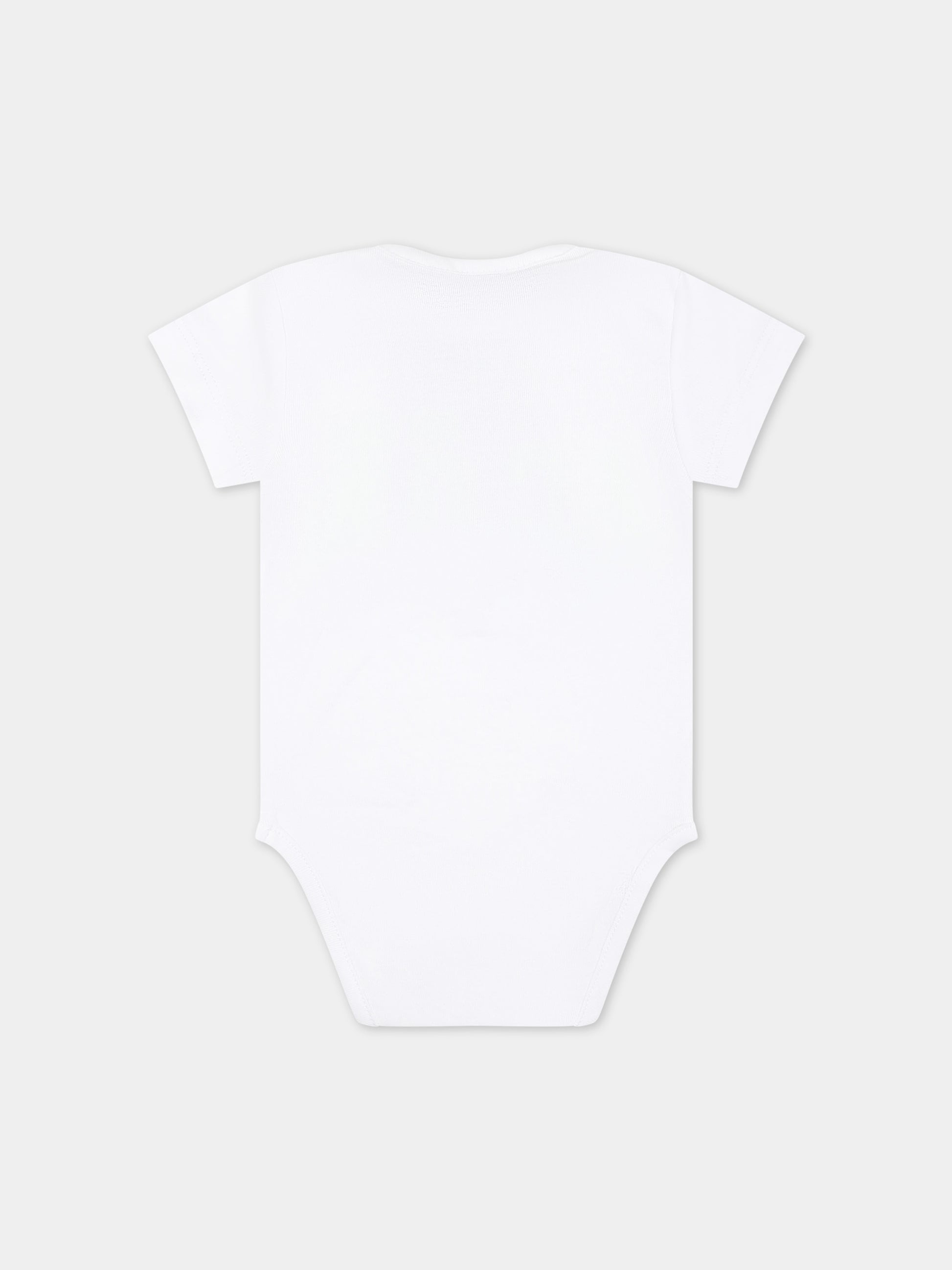 Body bianco per neonato con logo,Dsquared2,DQ2399 D0A8U D2U174B DQ10Y