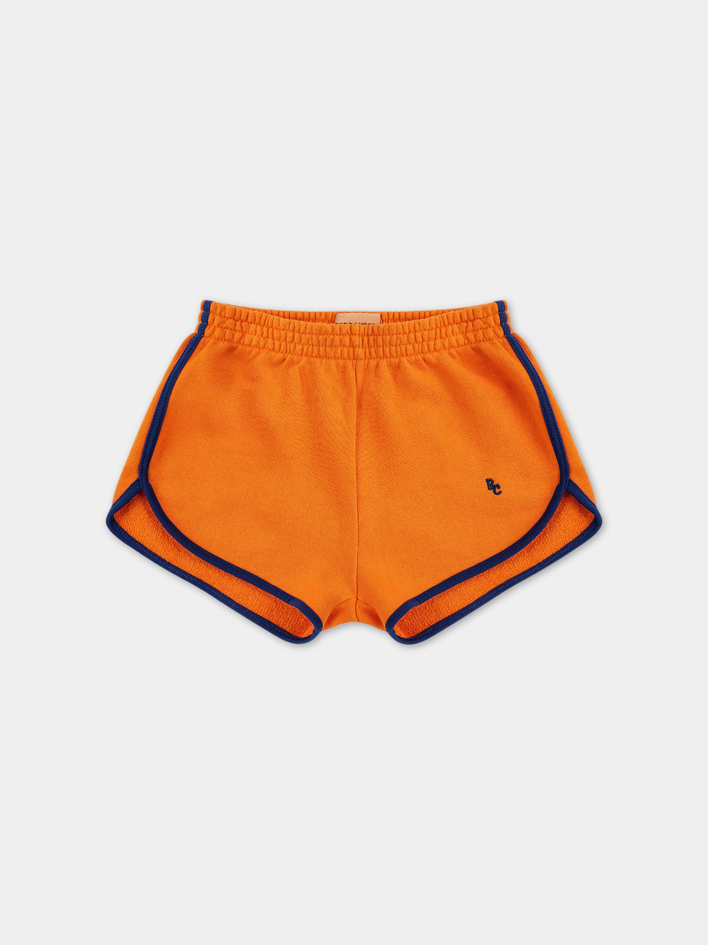 Short arancioni per bambini con logo,Bobo Choses,124AC066