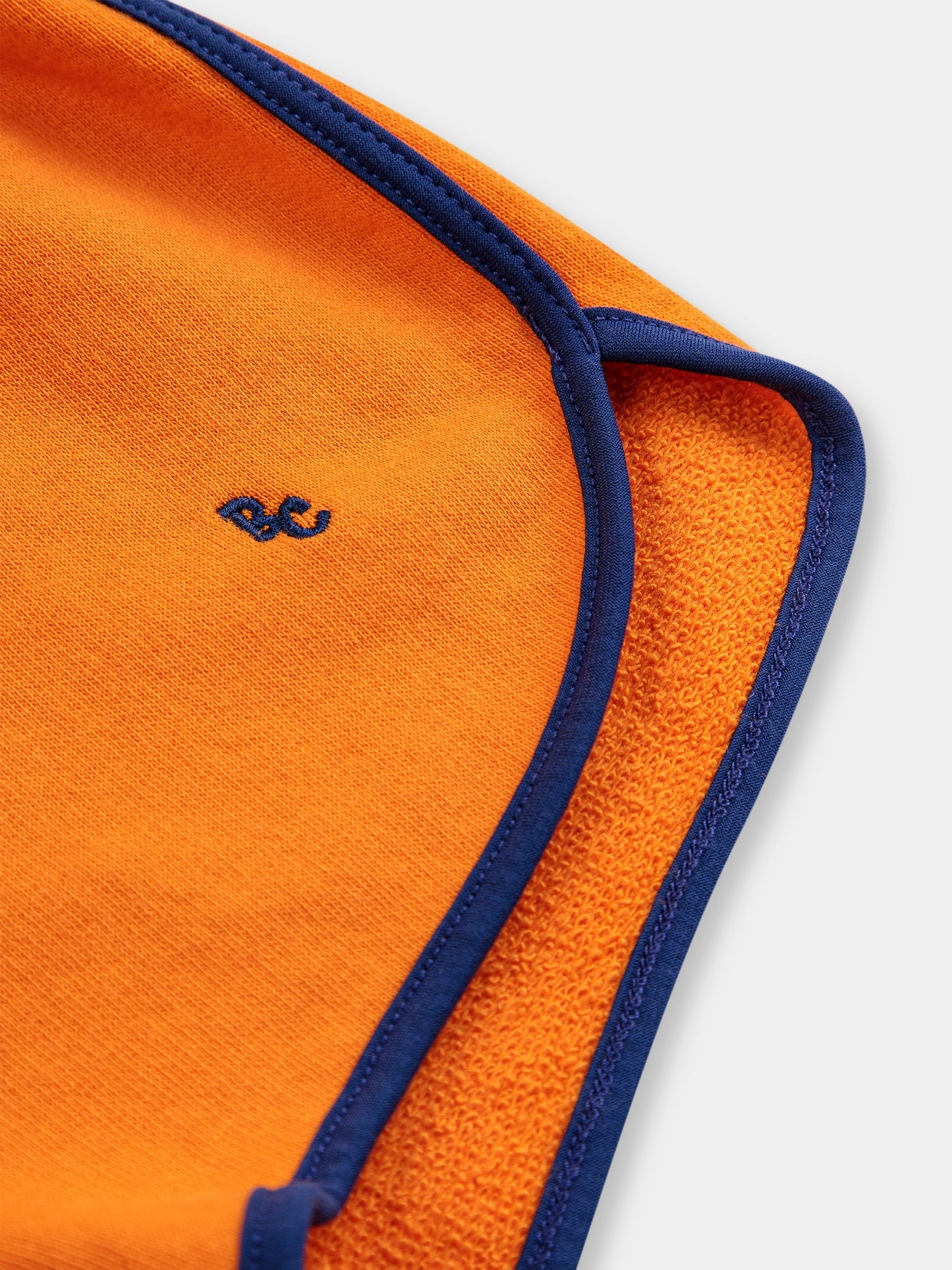 Short arancioni per bambini con logo,Bobo Choses,124AC066