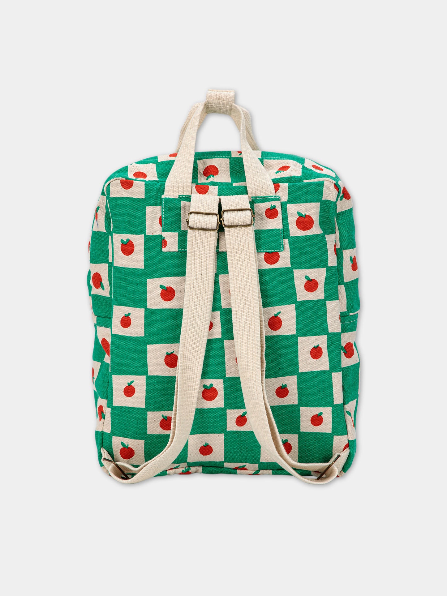 Zaino verde con pomodori per bambini,Bobo Choses,124AI043