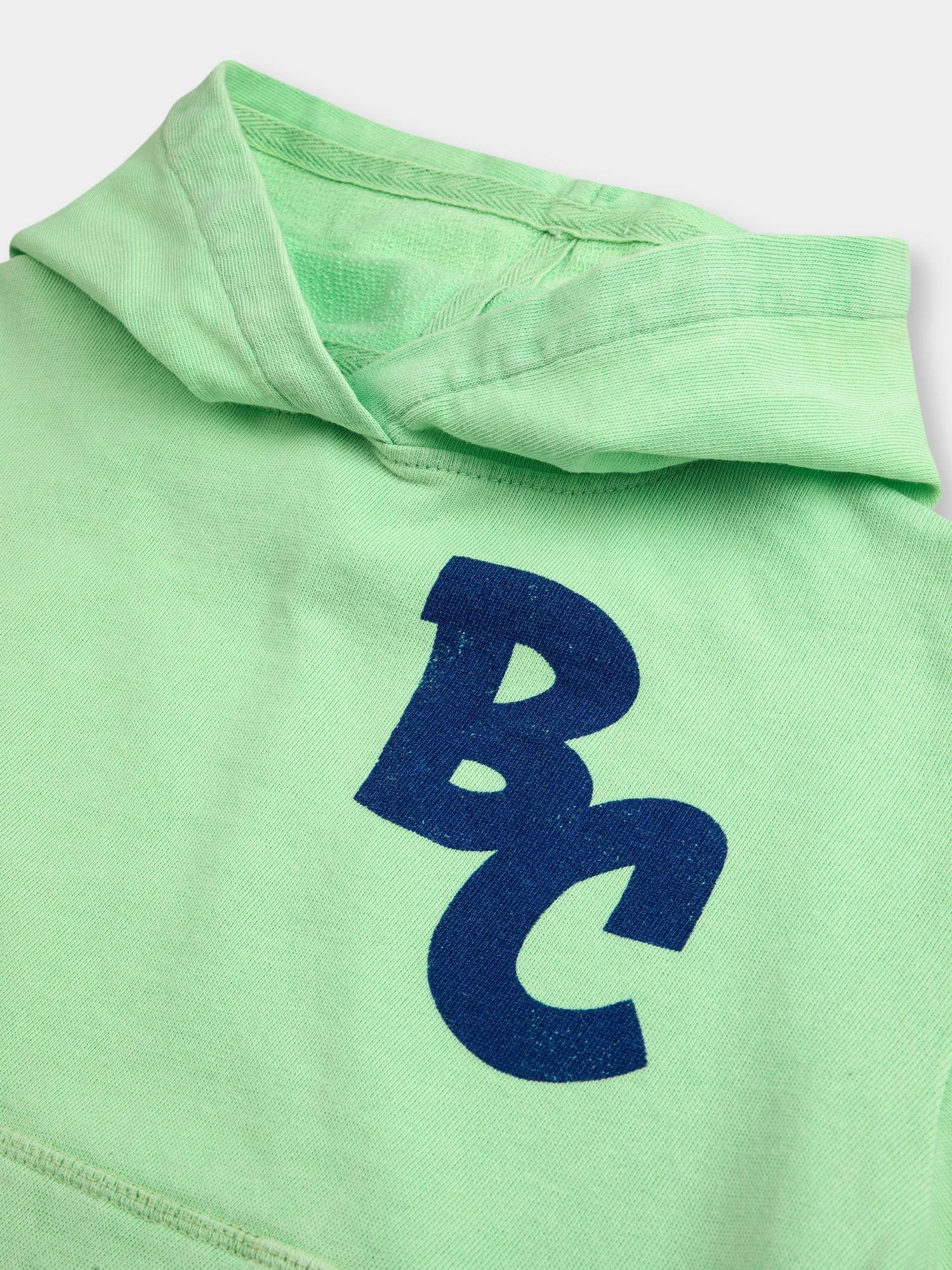 Felpa verde per bambini con logo multicolor,Bobo Choses,124AC056