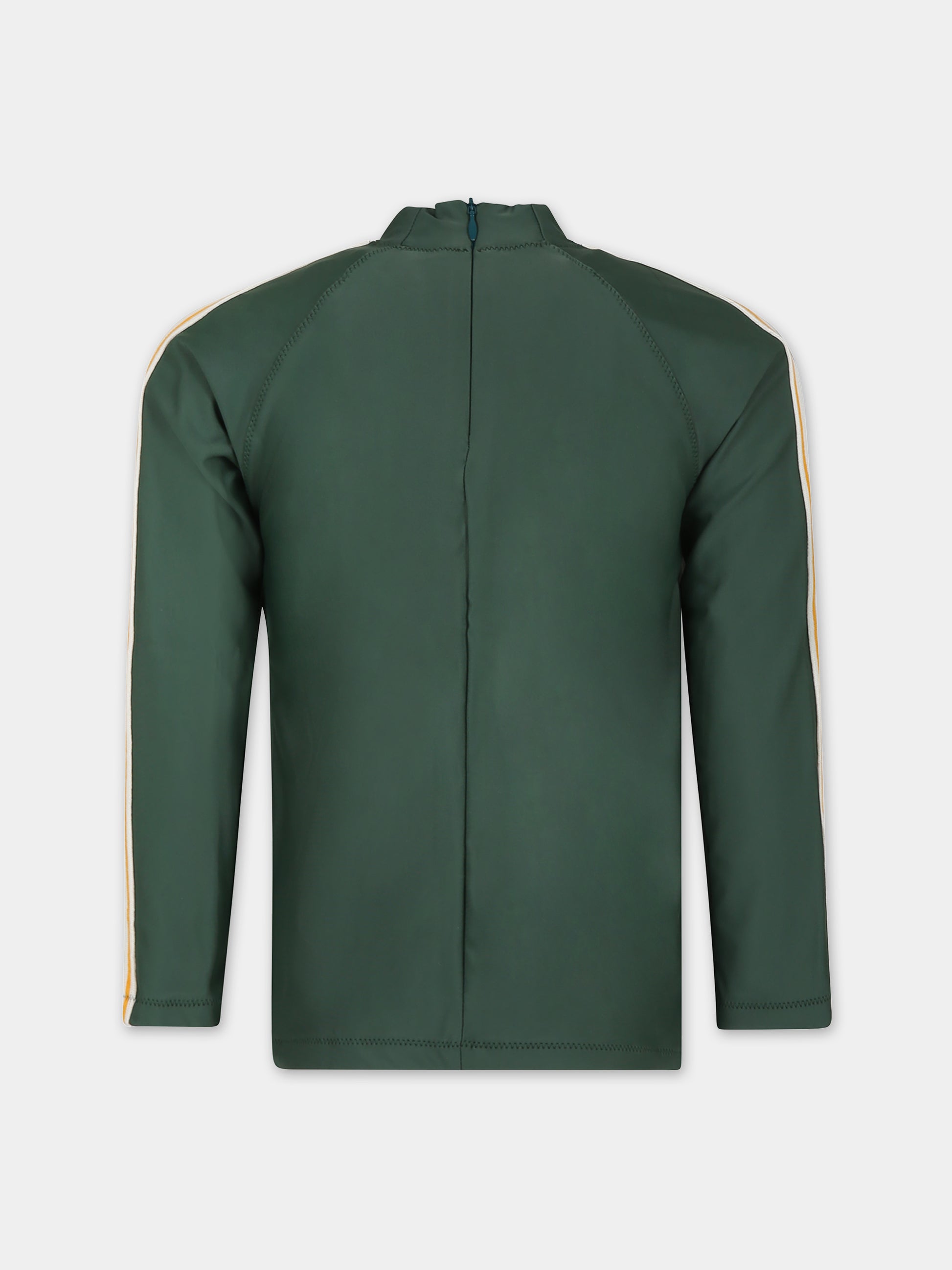 T-shirt verde anti UV per bambino con logo,Mini Rodini,2428011175