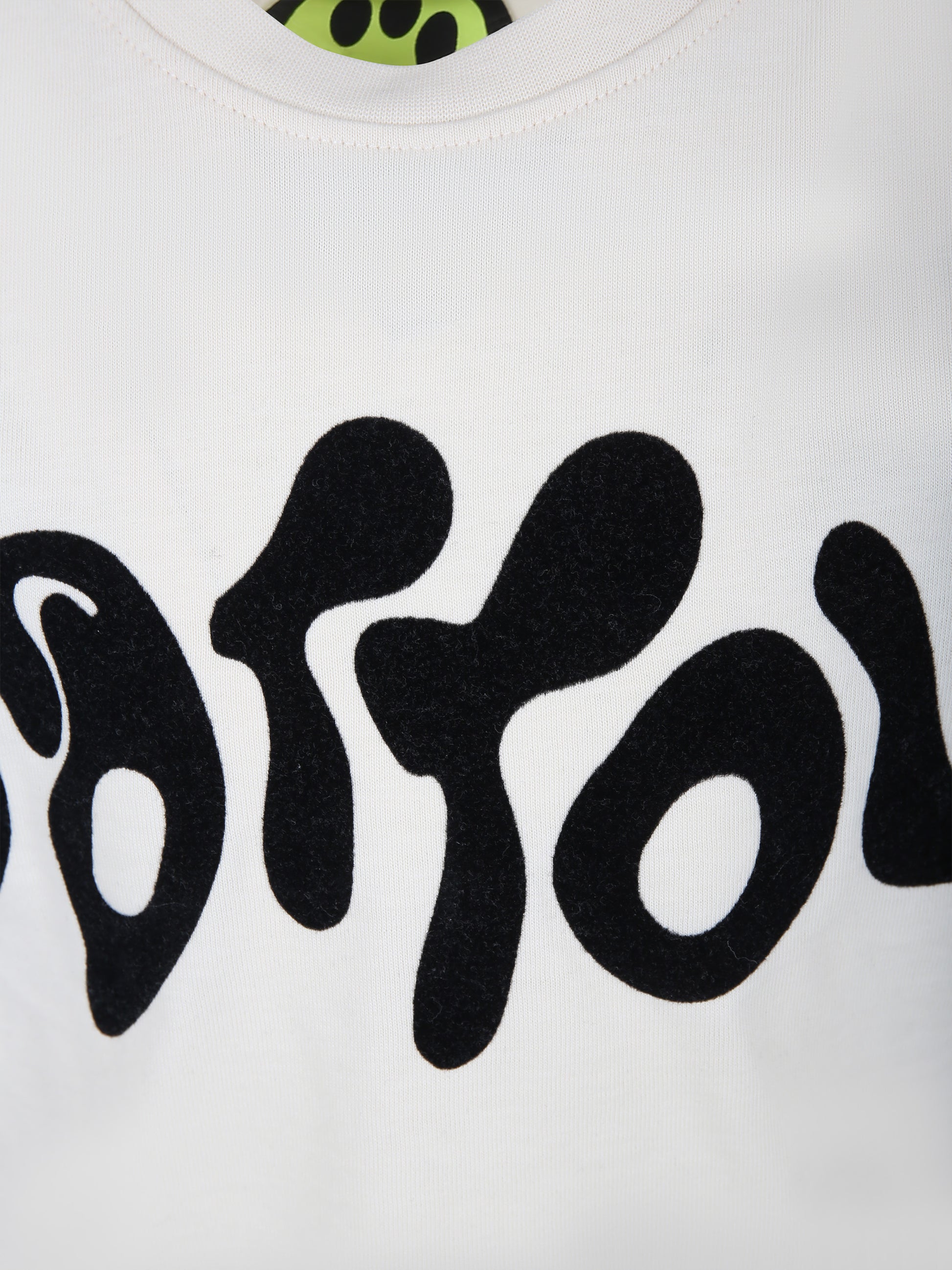 T-shirt avorio per bambini con logo,Barrow,S4BKJUTH013 013