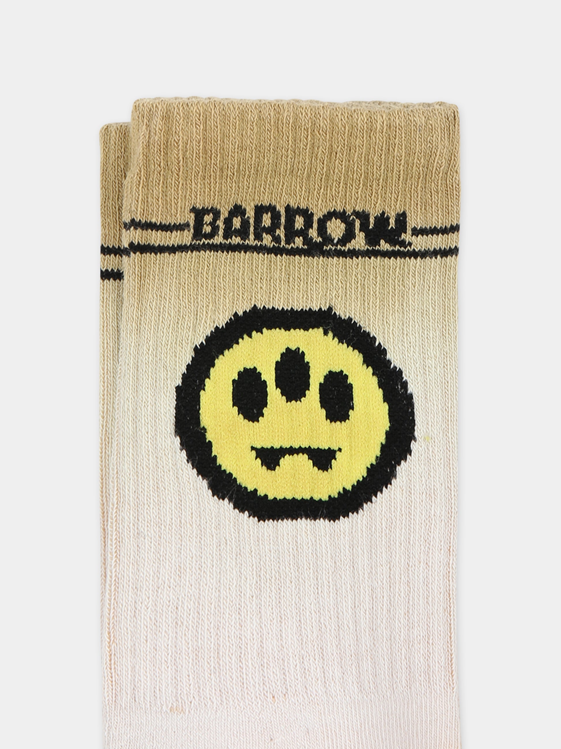 Calze beige per bambini con smile,Barrow,S4BKJUSO092 092