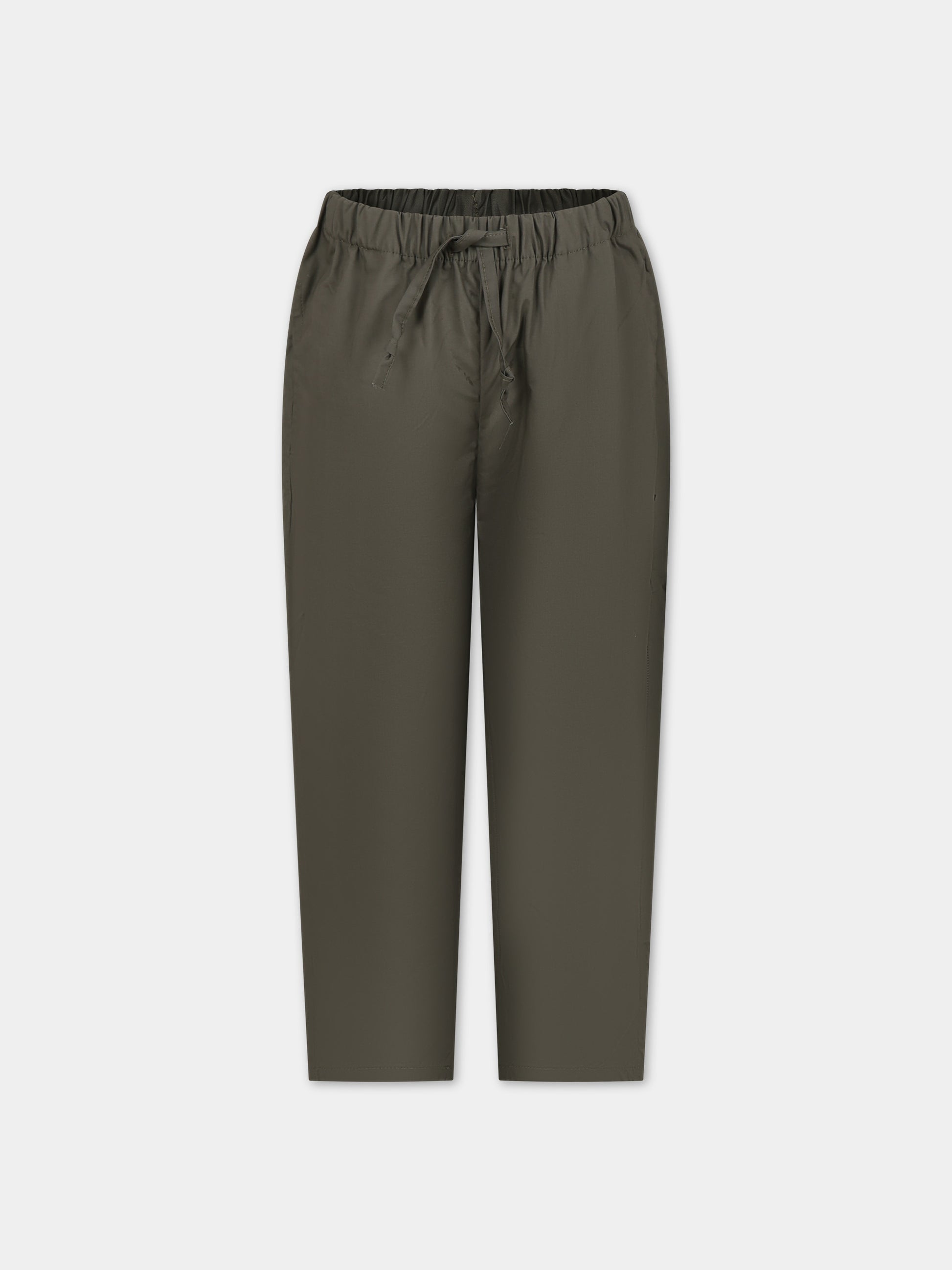 Pantaloni verdi per bambino con logo,Msgm Kids,S4MSJBPA261 225