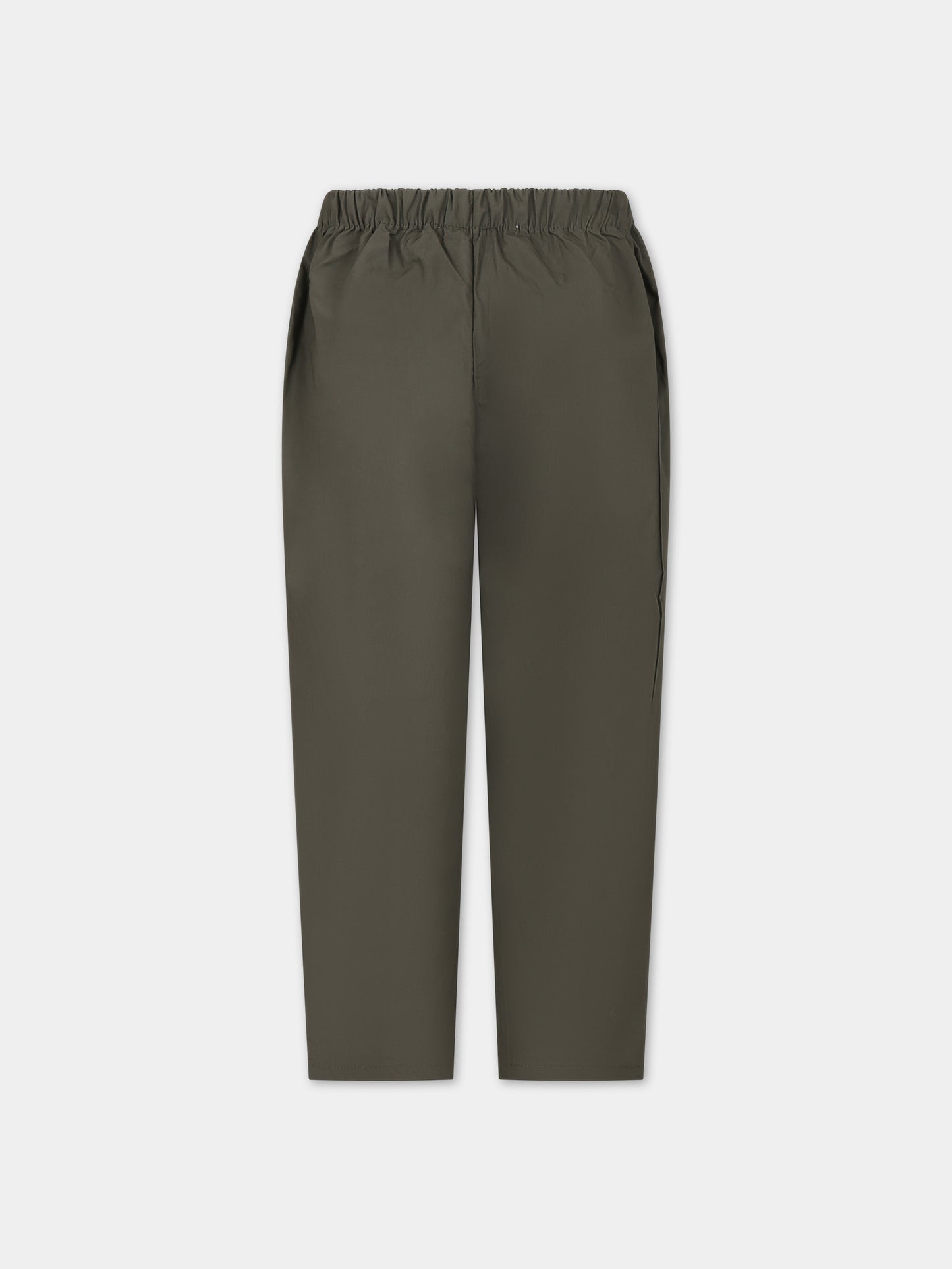 Pantaloni verdi per bambino con logo,Msgm Kids,S4MSJBPA261 225