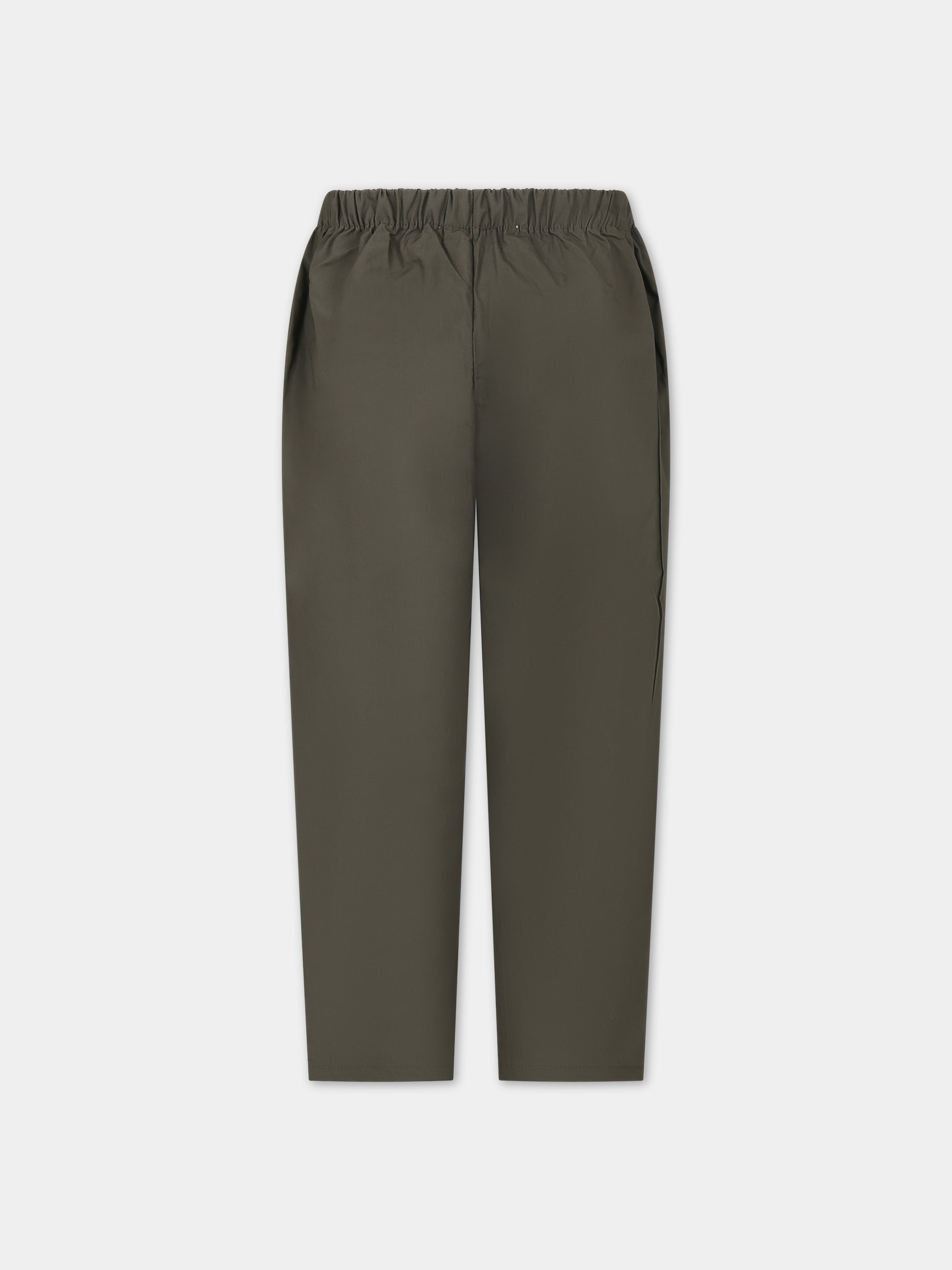 Pantaloni verdi per bambino con logo,Msgm Kids,S4MSJBPA261 225