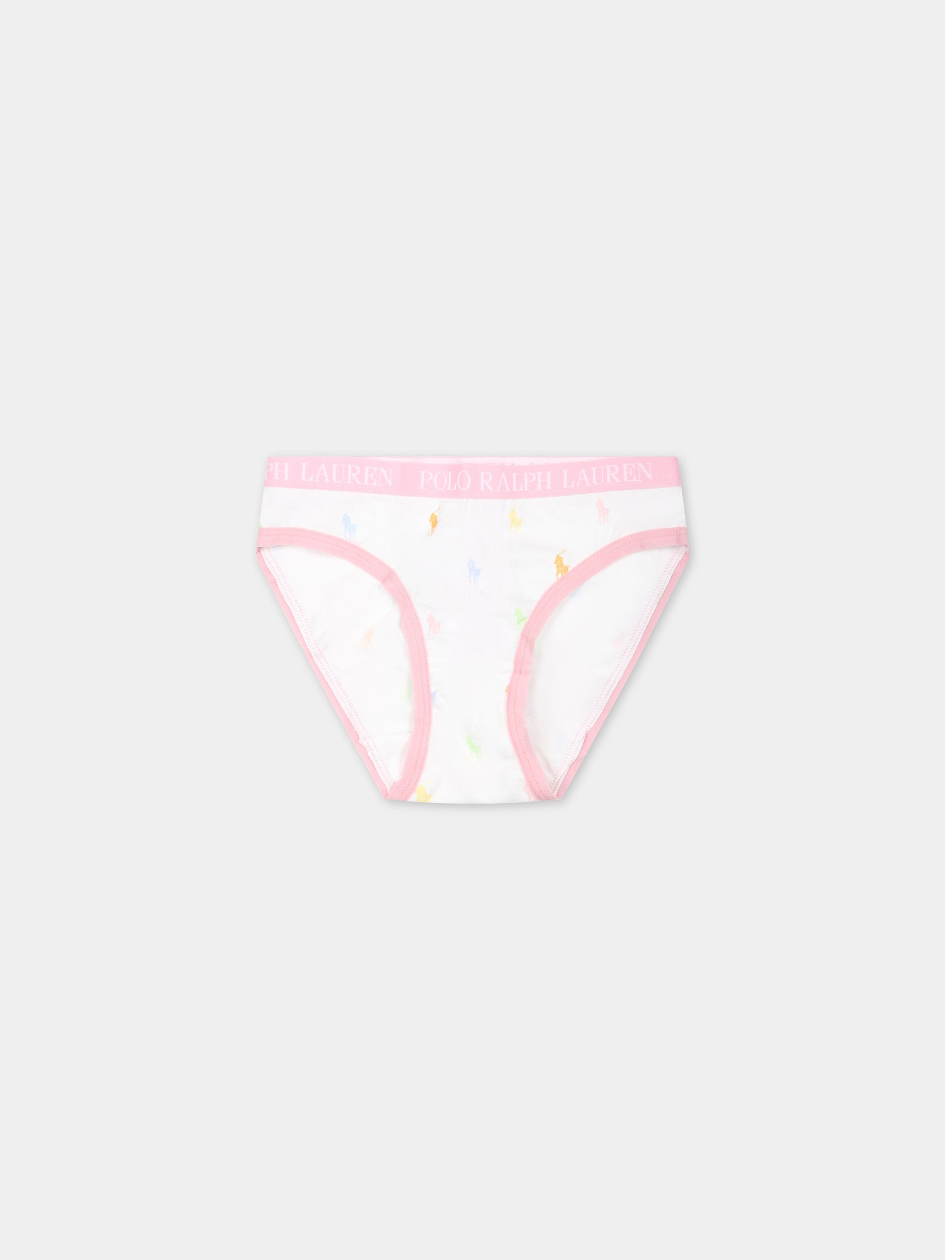 Set rosa per bambina con logo,Ralph Lauren Kids,24SMRL4P5003 ADG