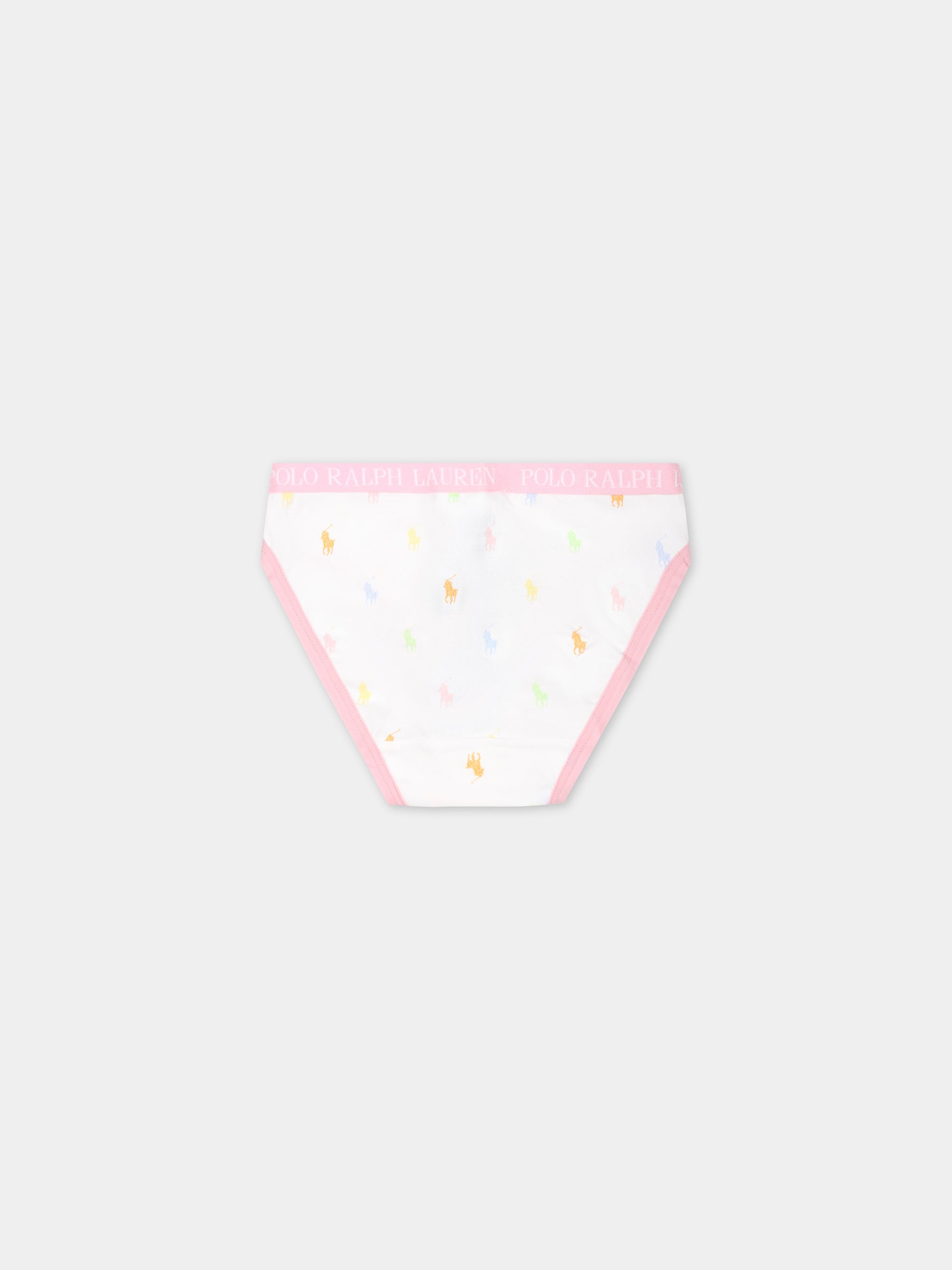 Set rosa per bambina con logo,Ralph Lauren Kids,24SMRL4P5003 ADG