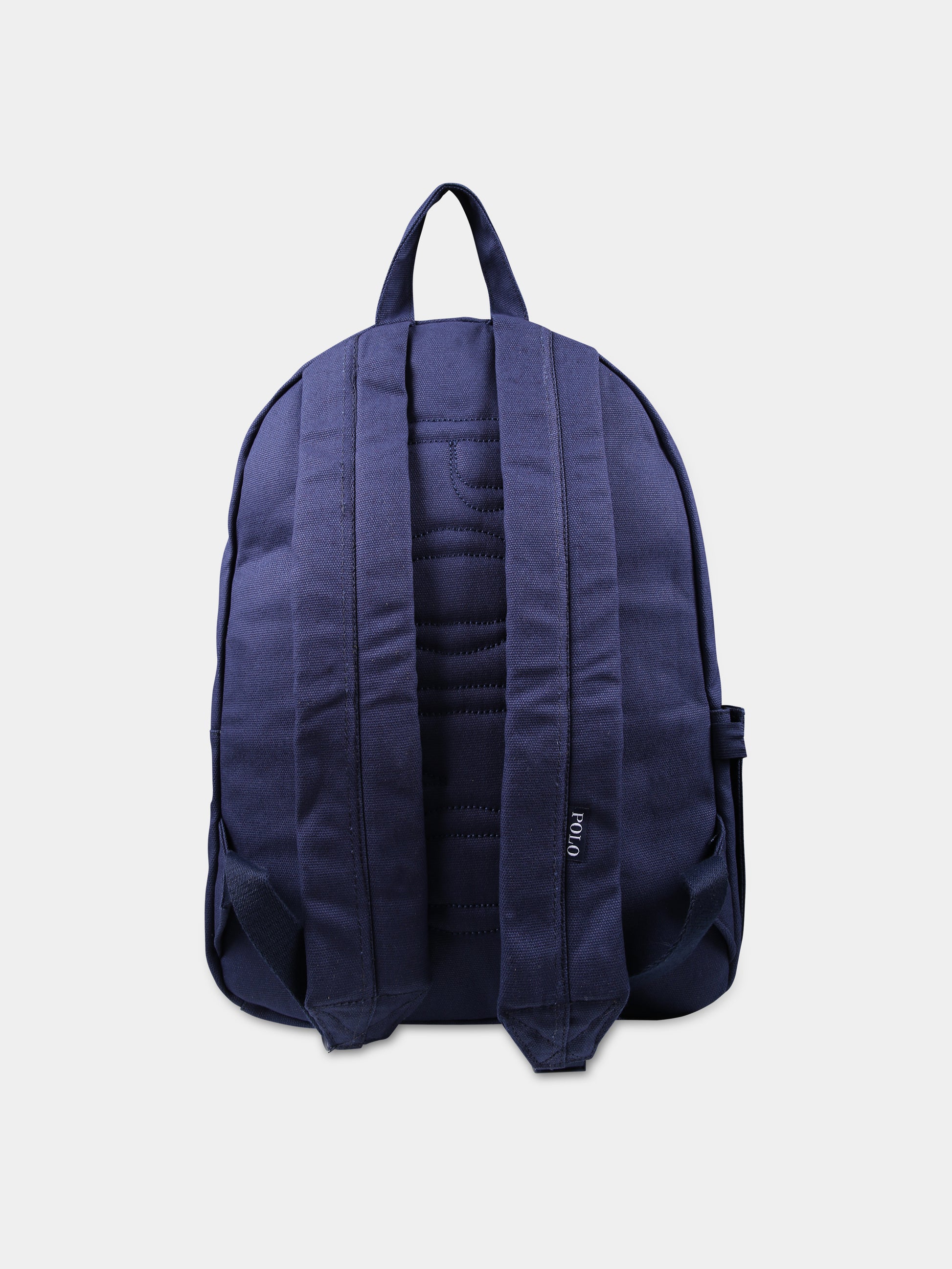 Zaino blu per bambini con logo,Ralph Lauren Kids,24SMRL9AR071 BCV