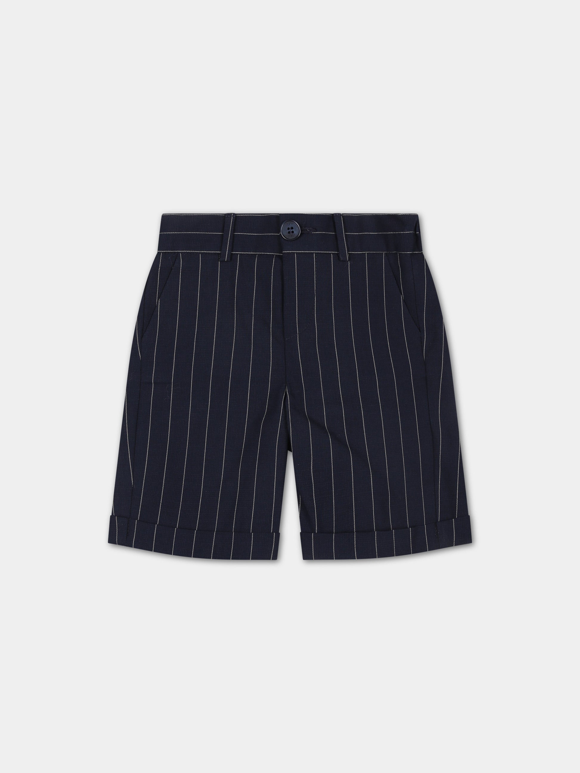 Shorts blu per neonato,Fay Kids,FU6509 I0205 621BG