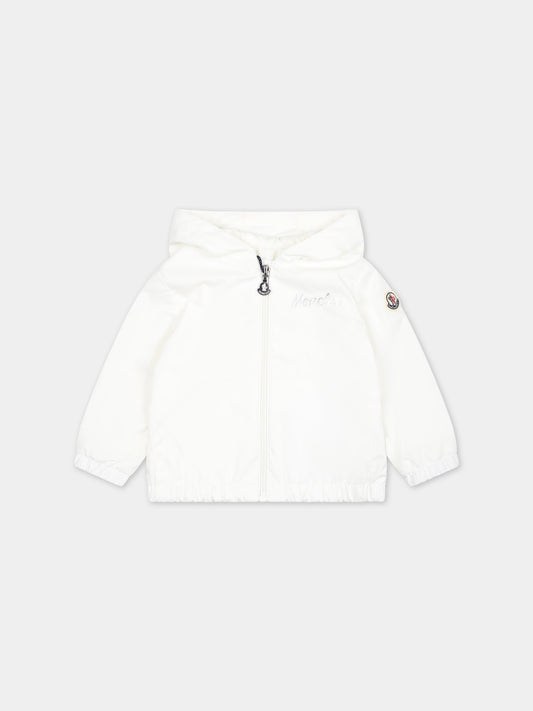 Giacca a vento bianca Evanthe per neonata,Moncler Kids,951 1A00029 54A81 032