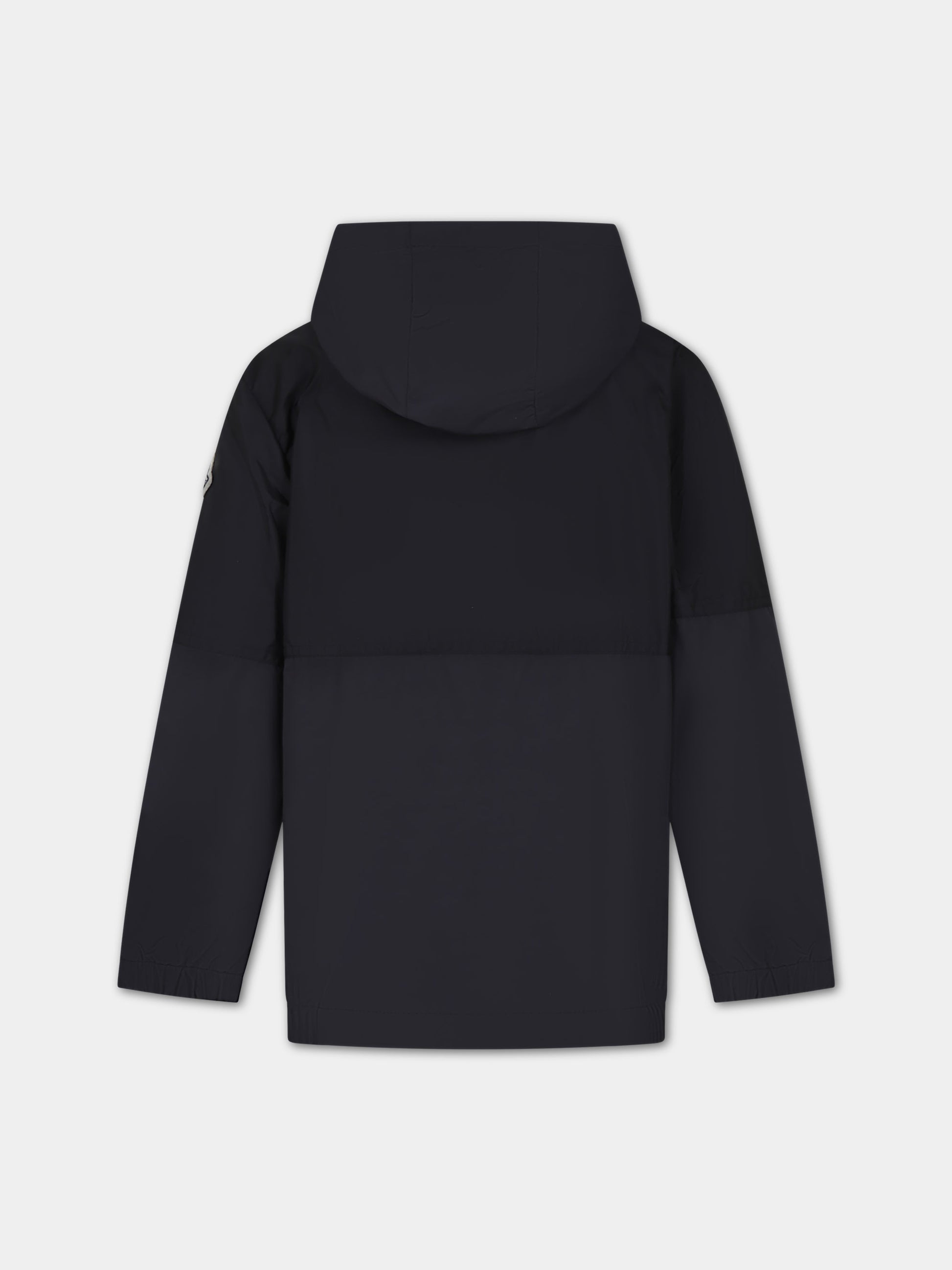 Giacca a vento Joly nera per bambino con logo,Moncler Kids,954 1A00064 5968E 999
