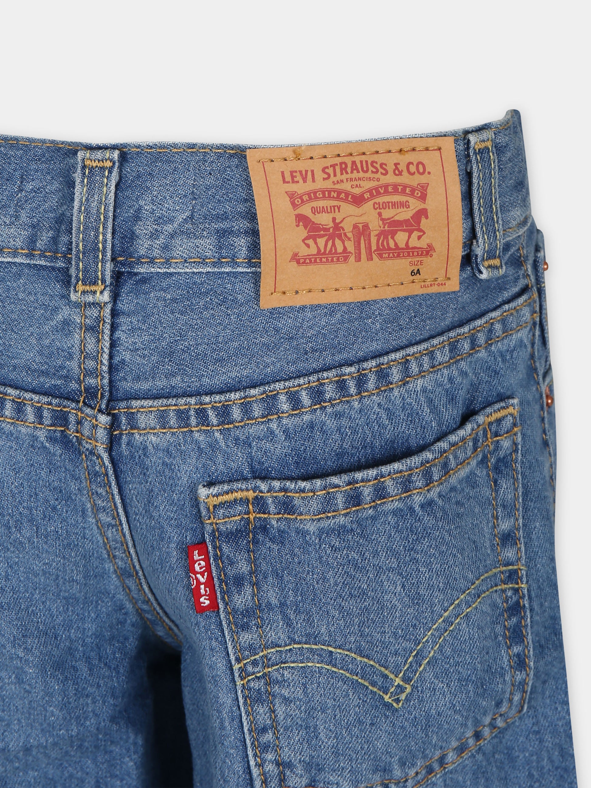 Shorts casual in denim Skate per bambino,Levi's Kids,24SMLK8EK844 MA0