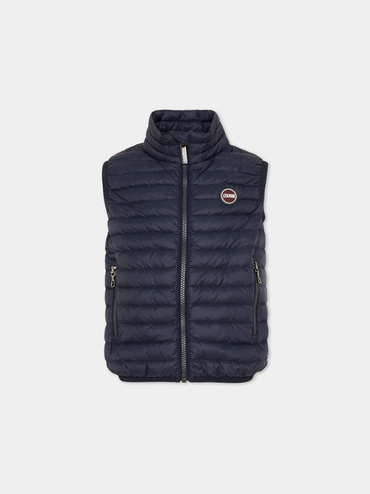 Gilet blu per bambino con logo,Colmar Originals Kids,3489A 8VX 68