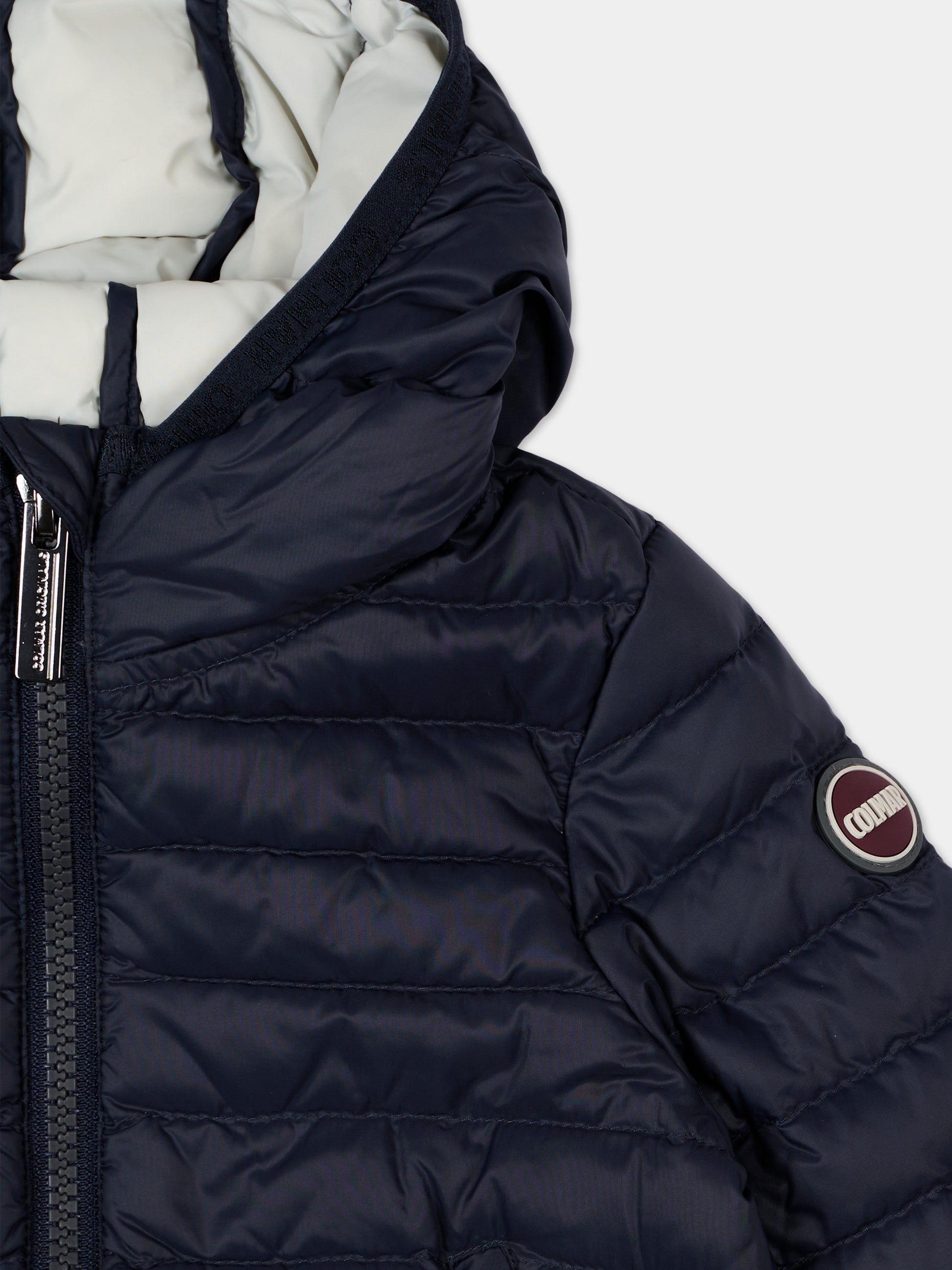 Piumino blu per neonato con logo,Colmar Originals Kids,3487N 8VX 68