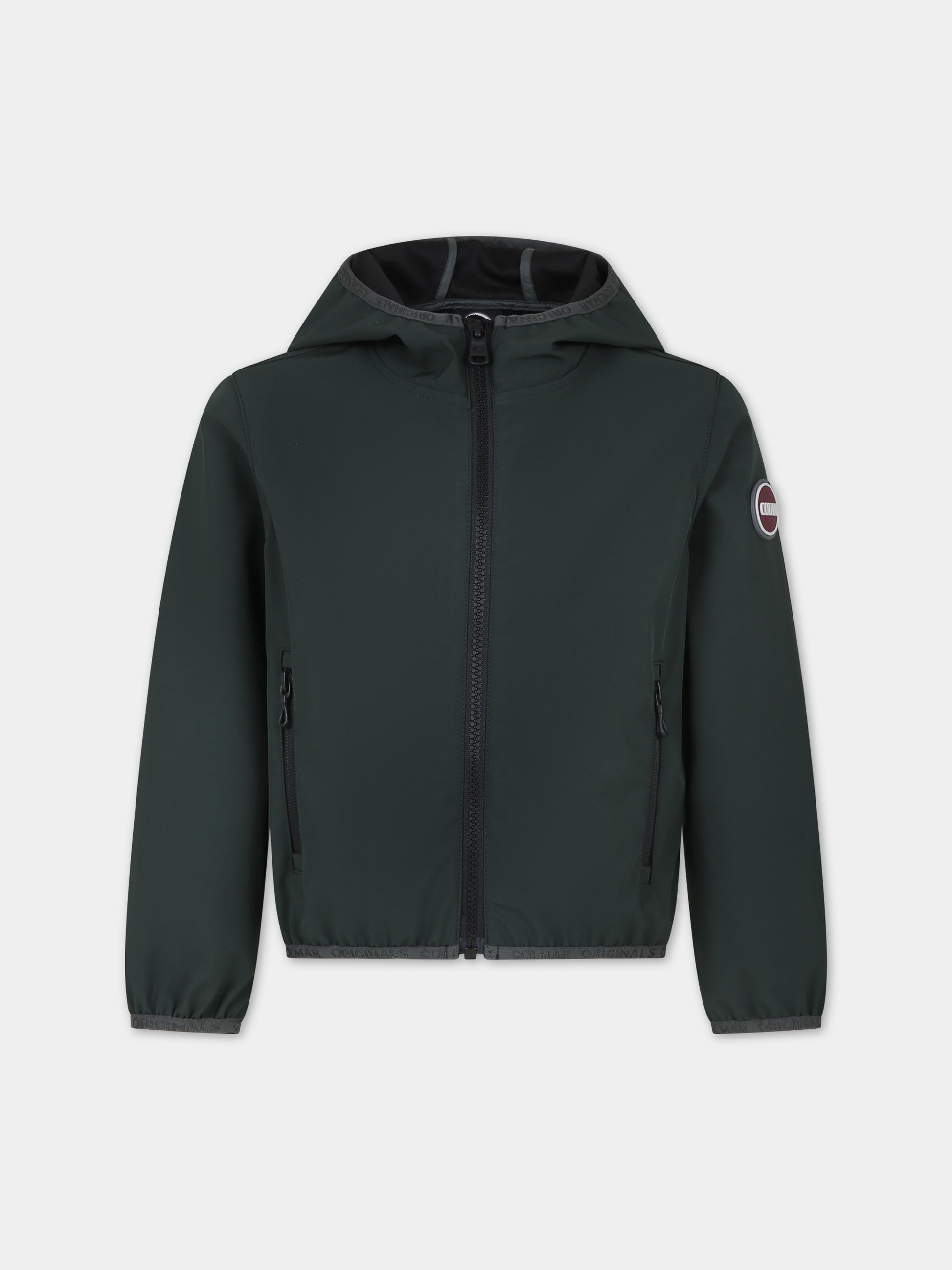Giacca a vento verde per bambino con logo,Colmar Originals Kids,3966A 6WV 382