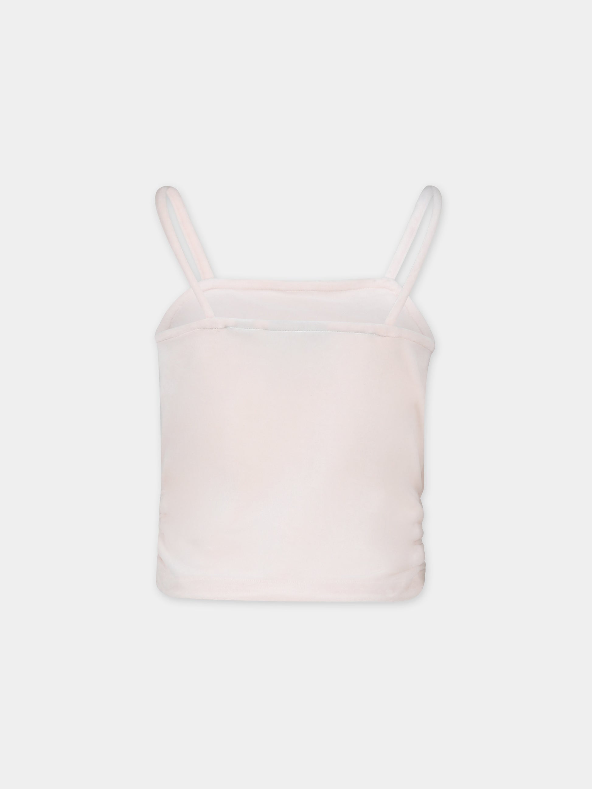 Top rosa per bambina con logo,Juicy Couture,24SMJCJBX6369 L27