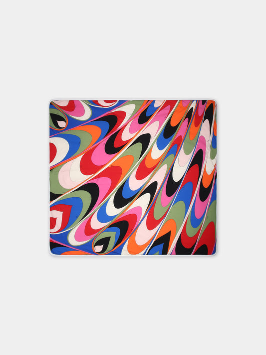 Coperta per neonata con iconica stampa multicolor,Emilio Pucci Junior,PU0090 J0415 999