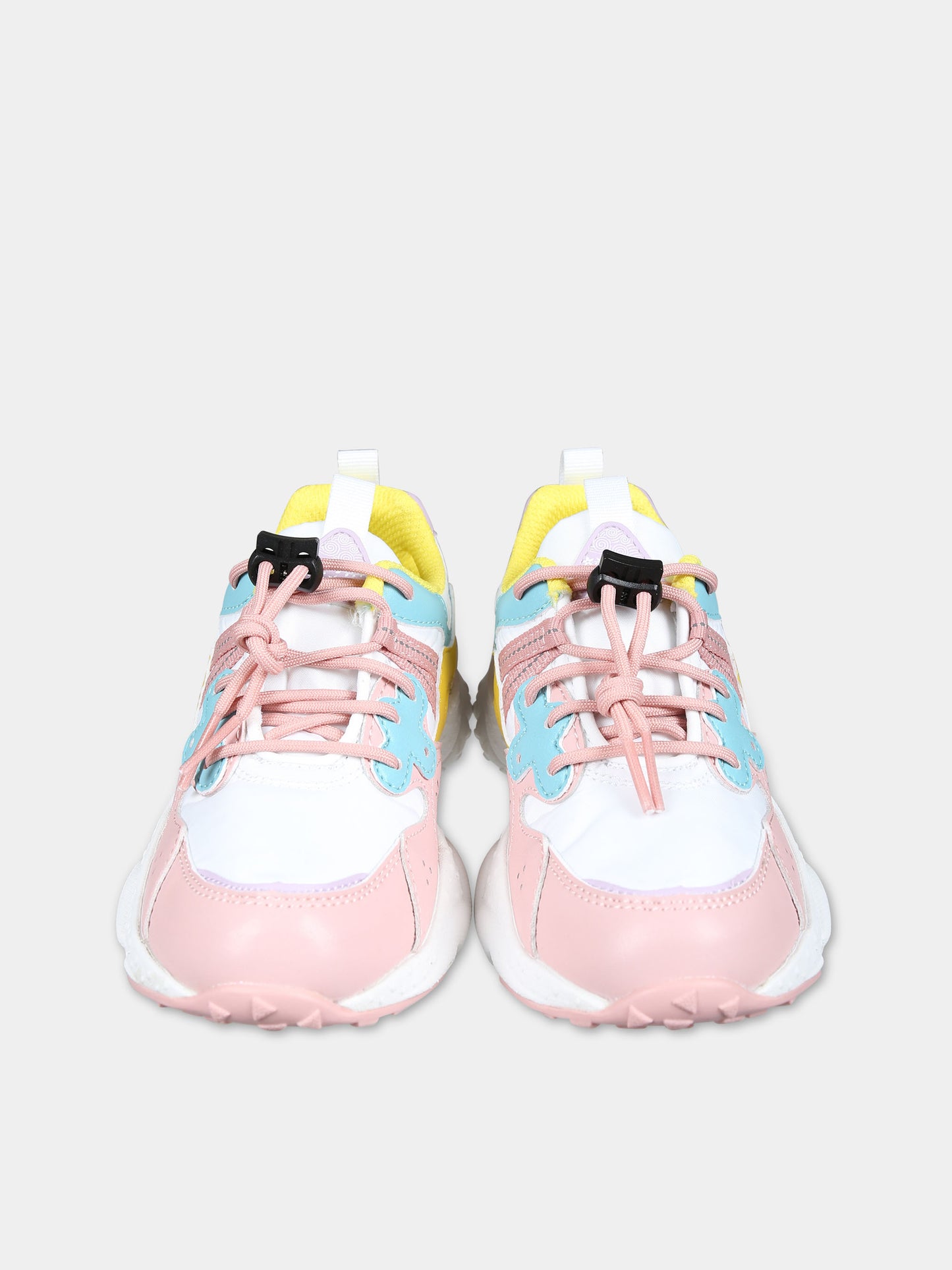 Sneakers Yamano rosa per bambina con logo,Flower Mountain,1M18 001 2015497 21