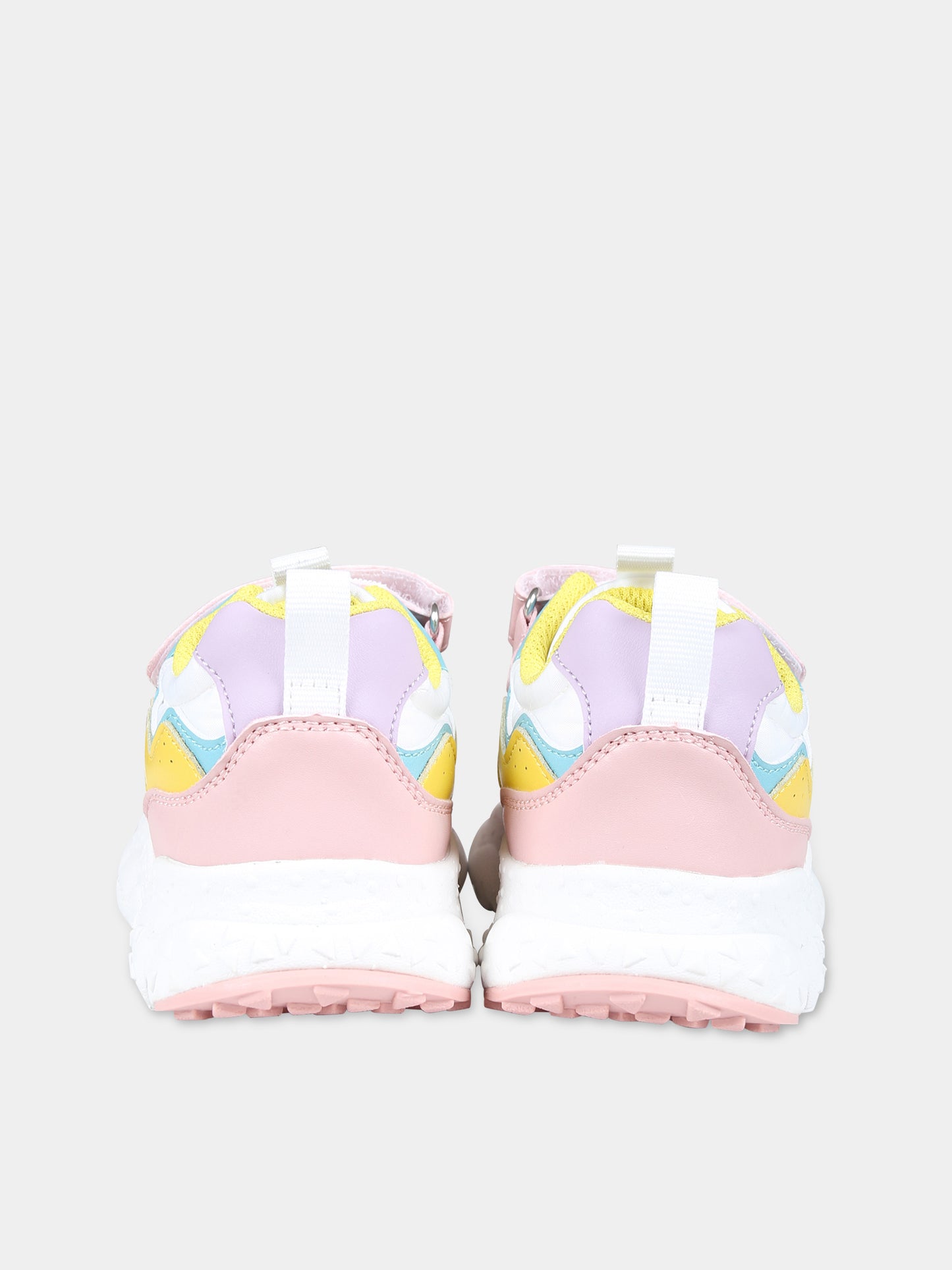 Sneakers basse Yamano rosa per bambina,Flower Mountain,1M18 001 2016907 21