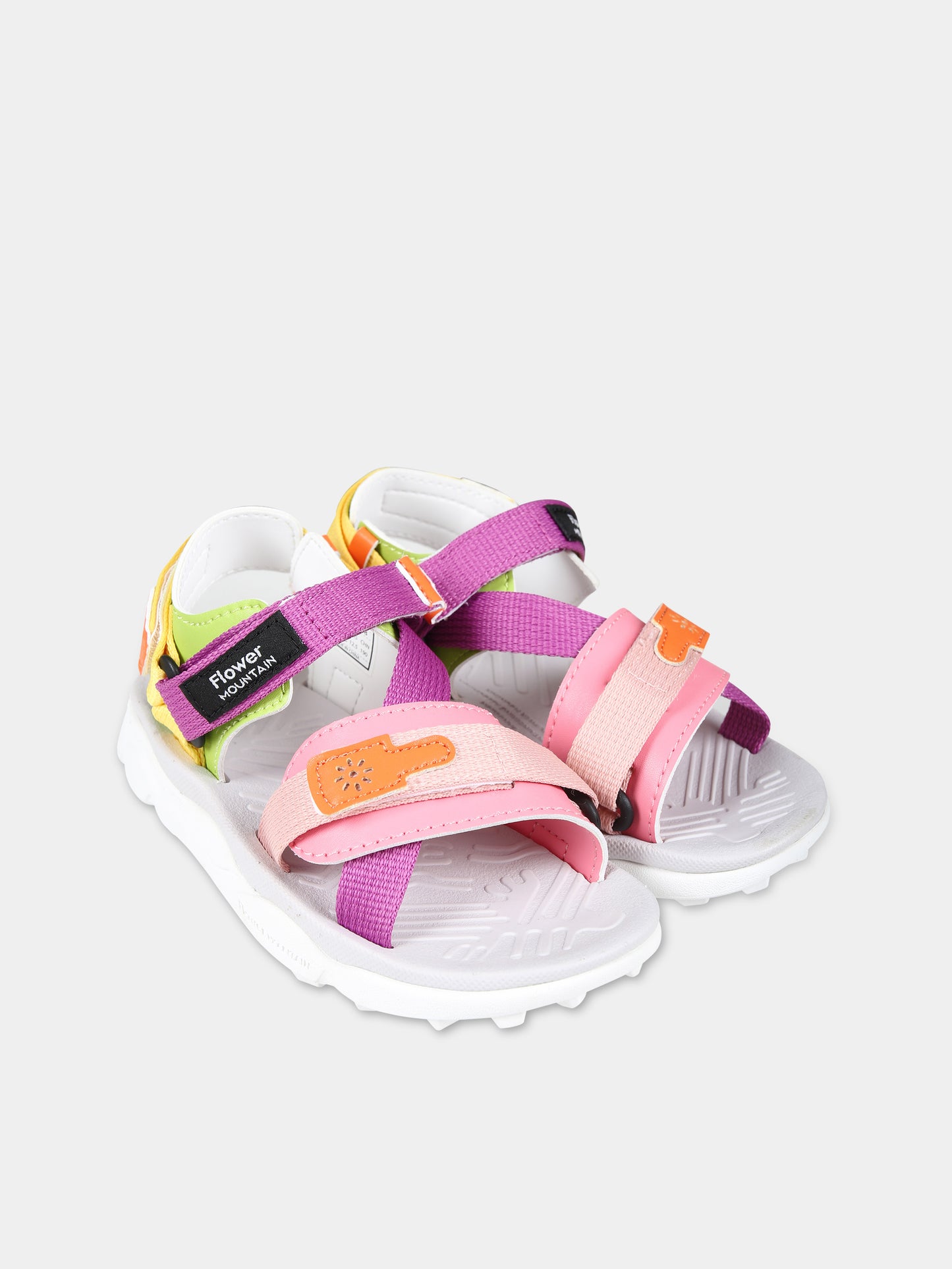 Sandali multicolor Nazca per bambina,Flower Mountain,1C32 001 0502865 06