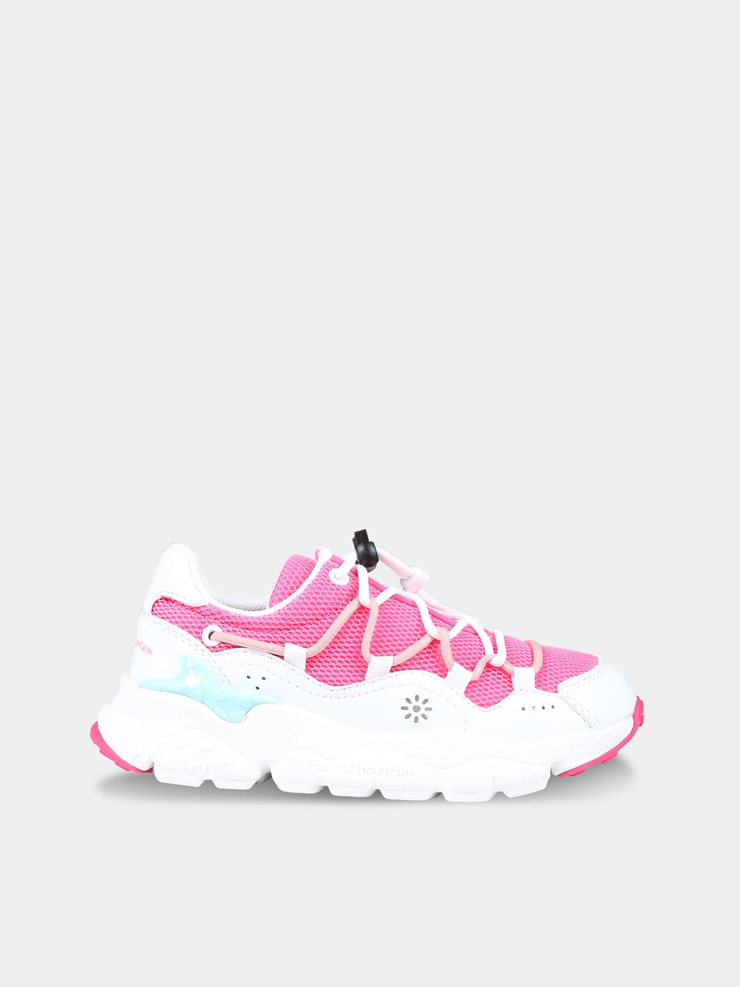 Sneakers basse Raikiri fucsia per bambina,Flower Mountain,1N19 001 2015499 21