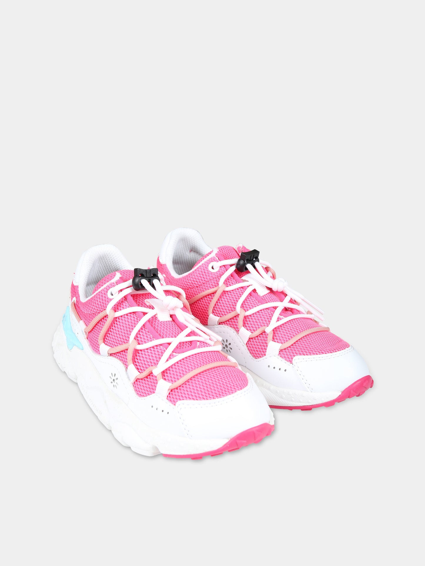 Sneakers basse Raikiri fucsia per bambina,Flower Mountain,1N19 001 2015499 21