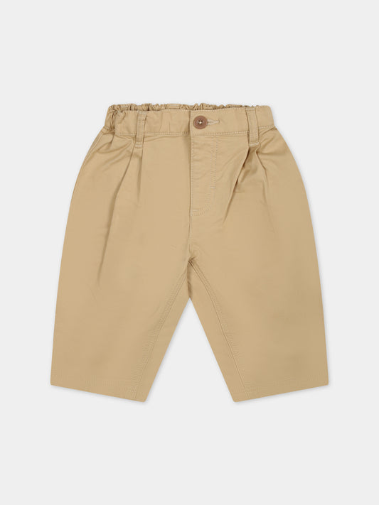 Pantaloni beige per neonato,Petit Bateau,A09LW 02 FACILE