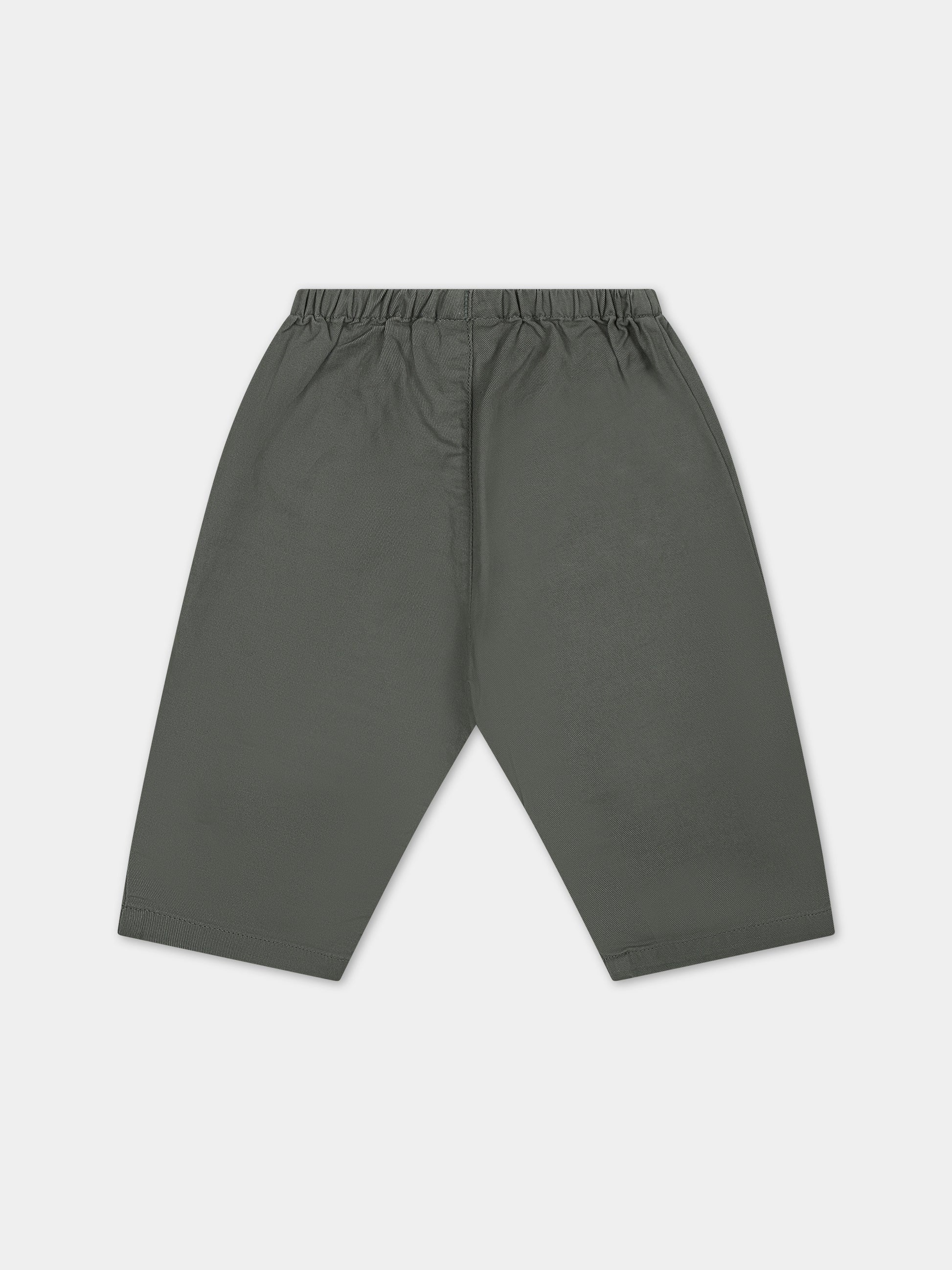 Pantaloni verdi per neonato,Petit Bateau,A09O8 03 CROCO