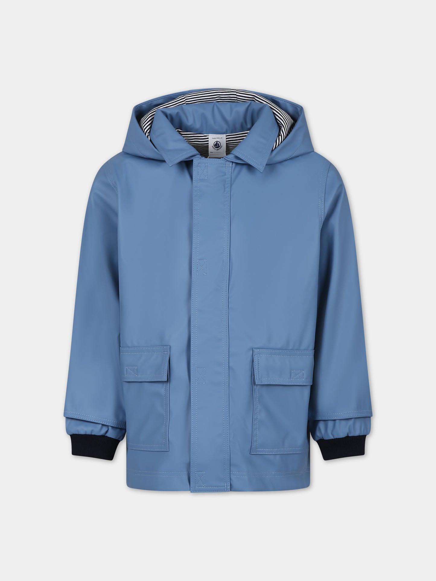 Impermeabile azzurro per bambino,Petit Bateau,A09W1 02 BEACH