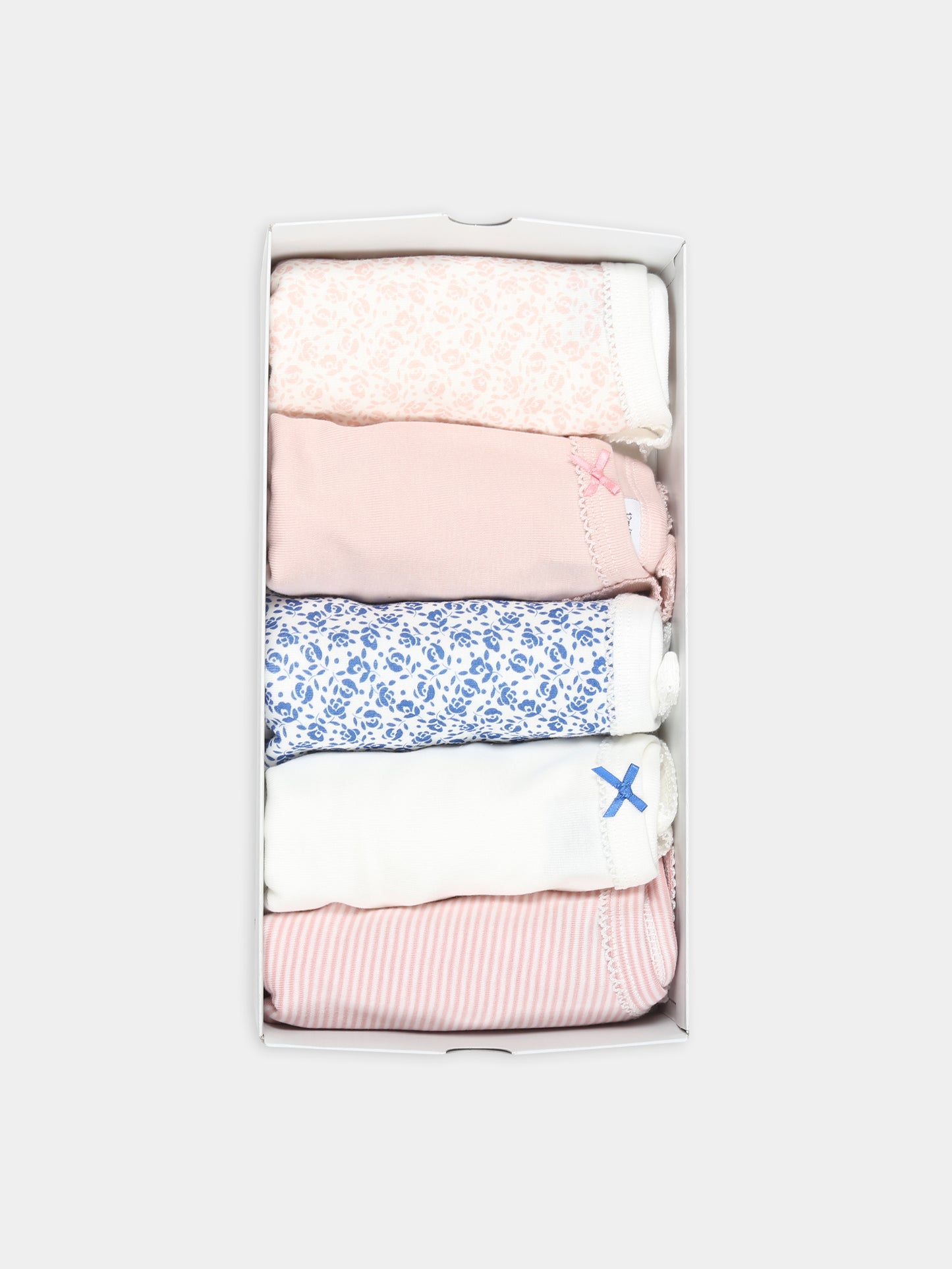 Set multicolor per neonata con stampa,Petit Bateau,A09Y5 00 VARIANTE 1