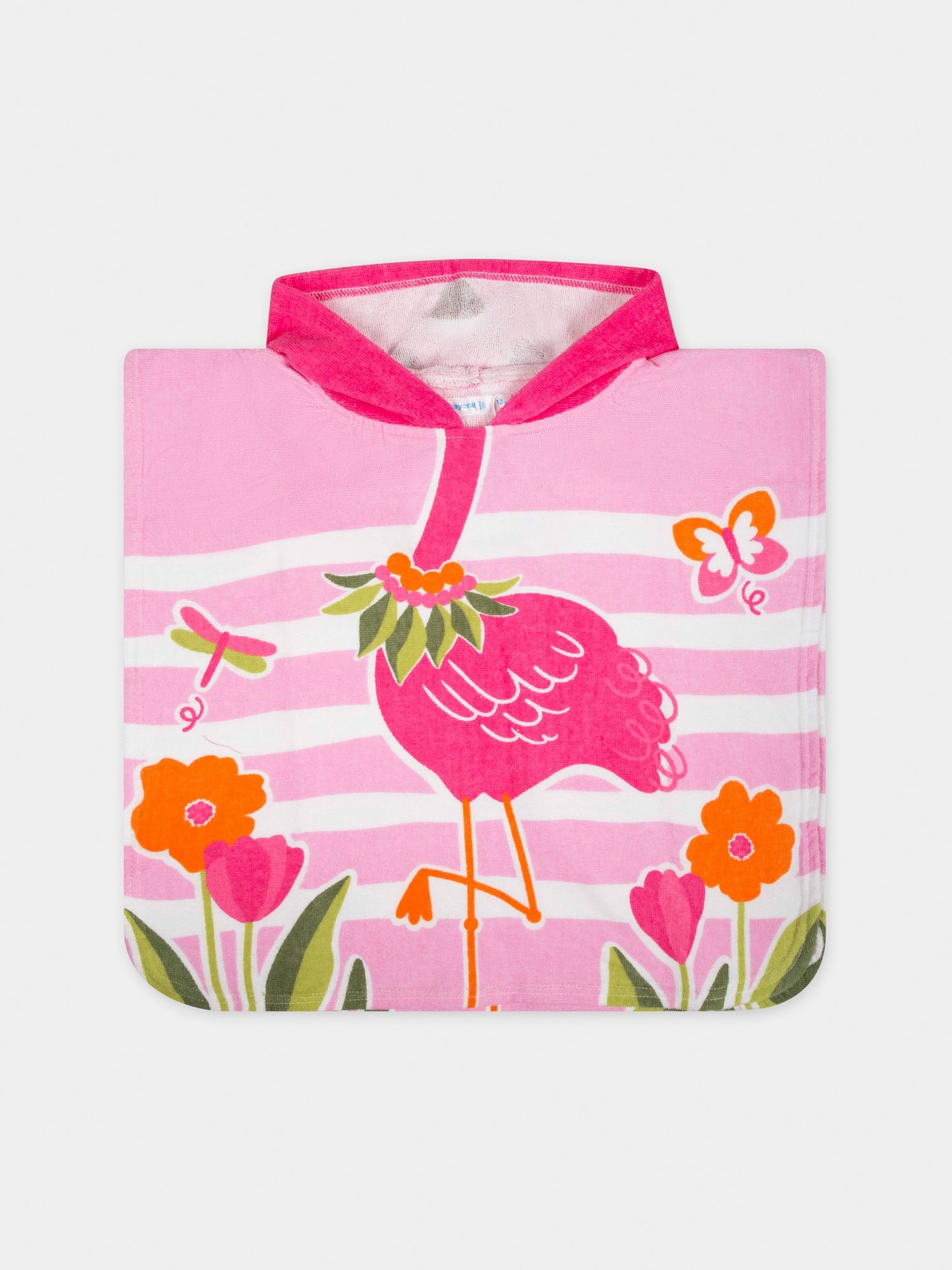 Accappatoio fucsia per neonata,Mayoral,10691 029