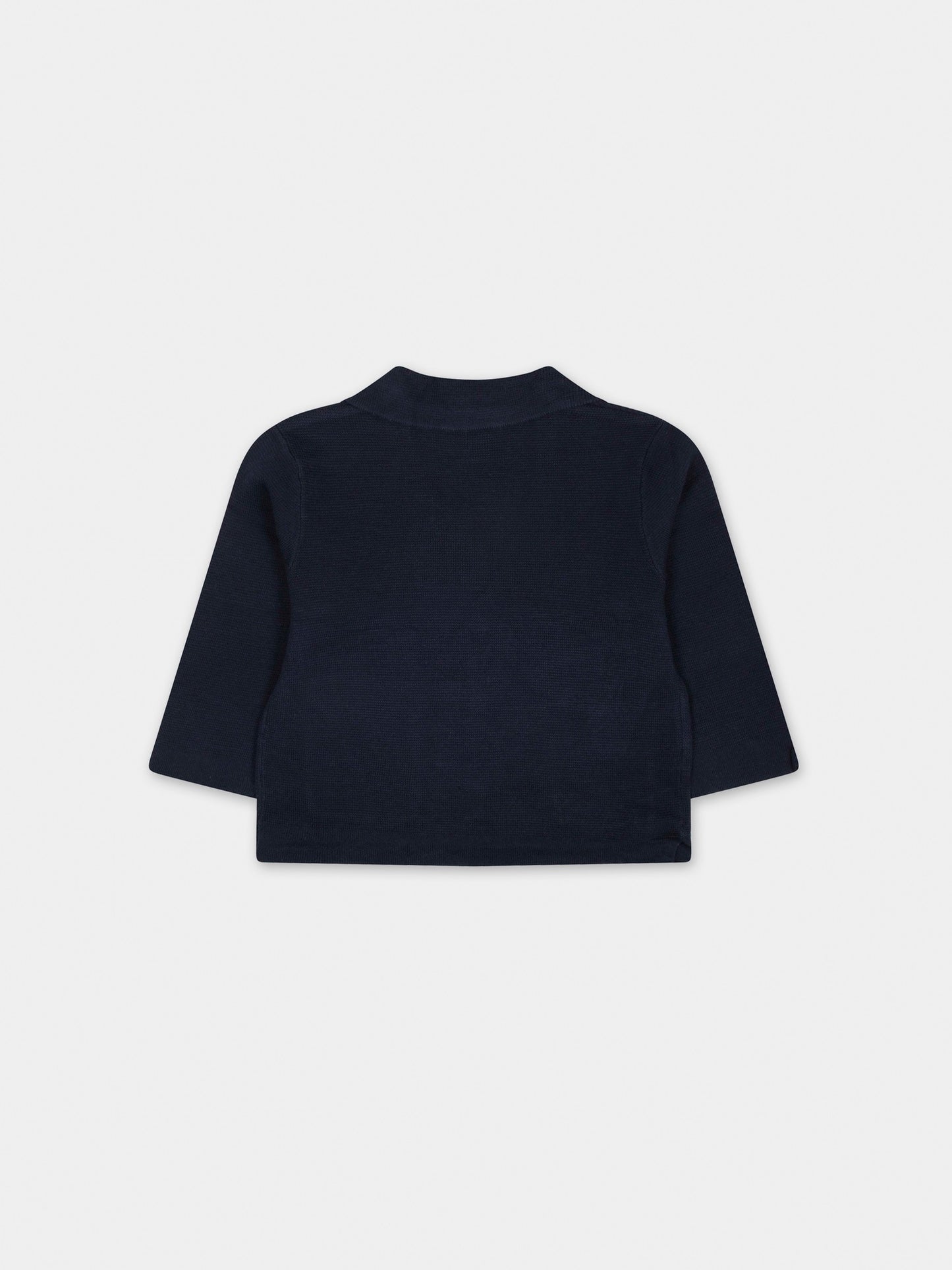 Cardigan blu per neonato,Mayoral,1443 002
