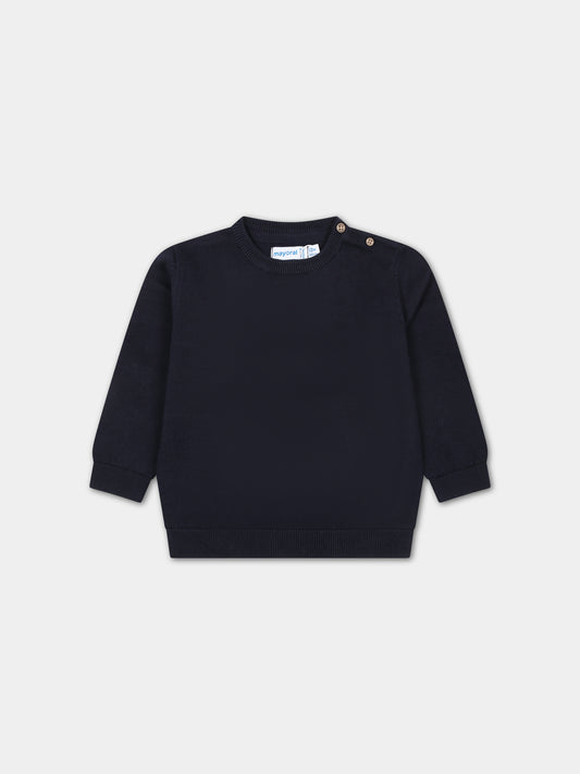 Maglione blu per neonato,Mayoral,303 047