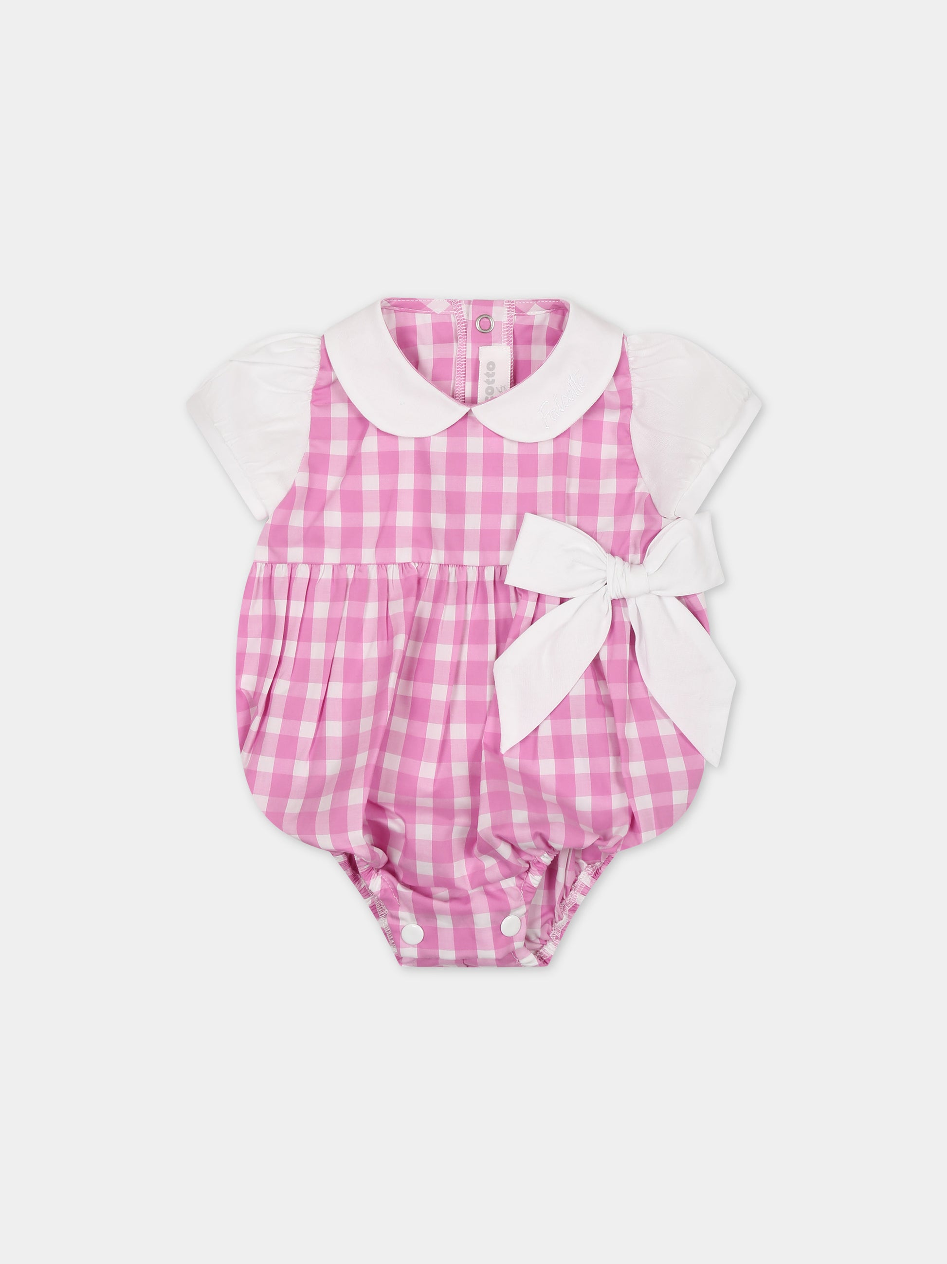 Pagliaccetto rosa per neonata,Falcotto,001 6002226 01 1M08