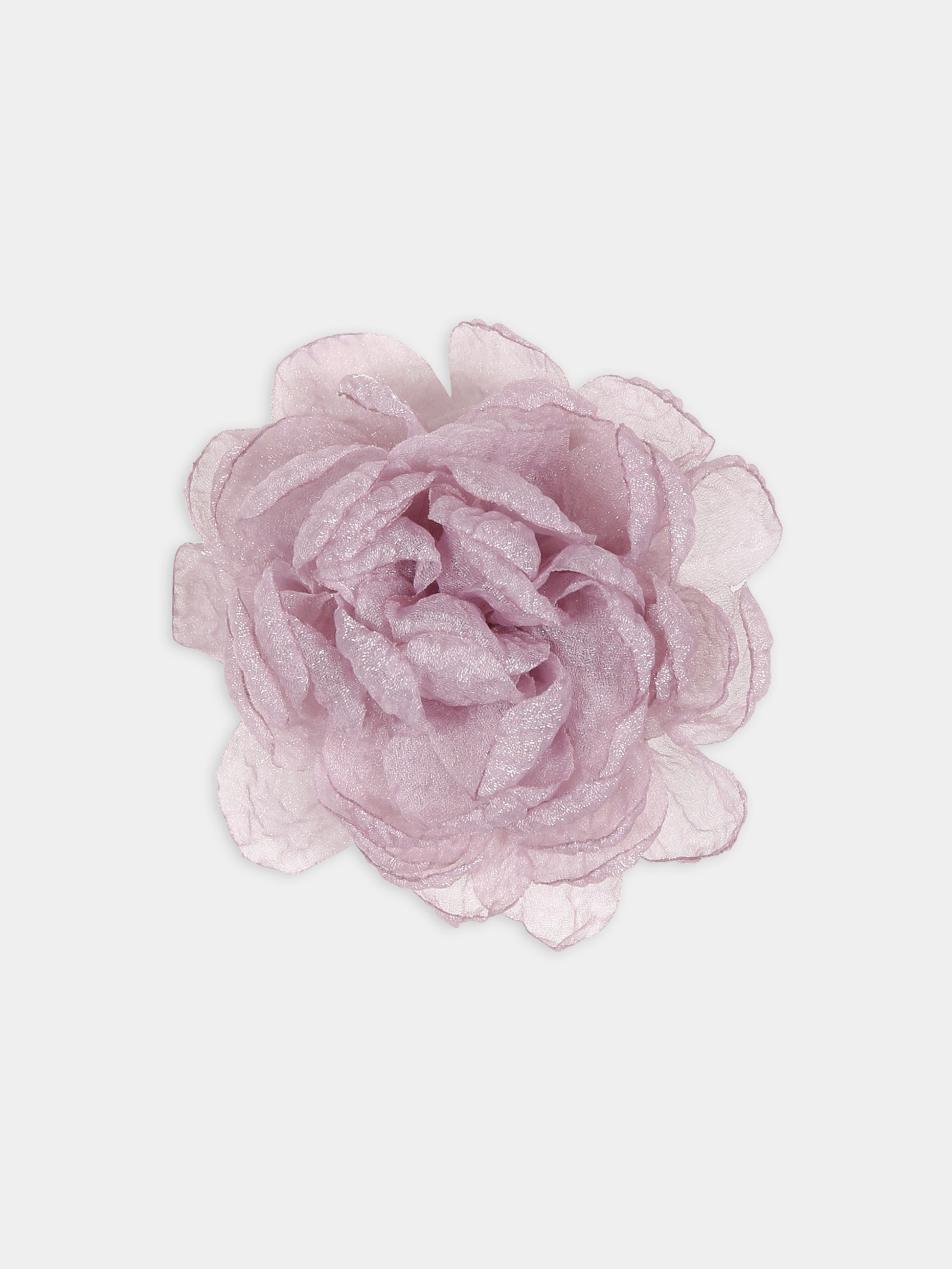 Fermaglio viola per bambina con fiore,Caffe' D'orzo,ZU0A49 Z1446 545