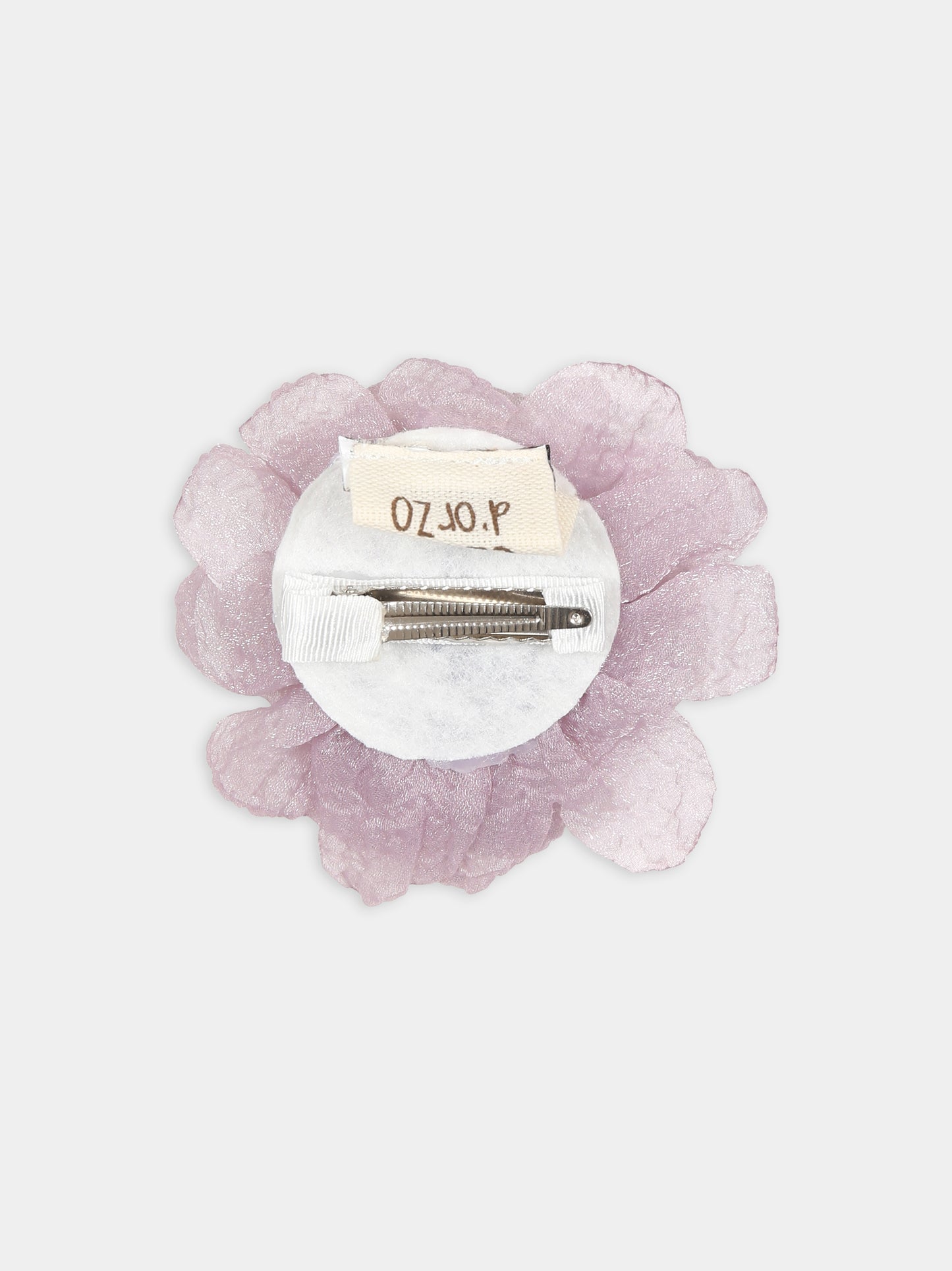 Fermaglio viola per bambina con fiore,Caffe' D'orzo,ZU0A49 Z1446 545