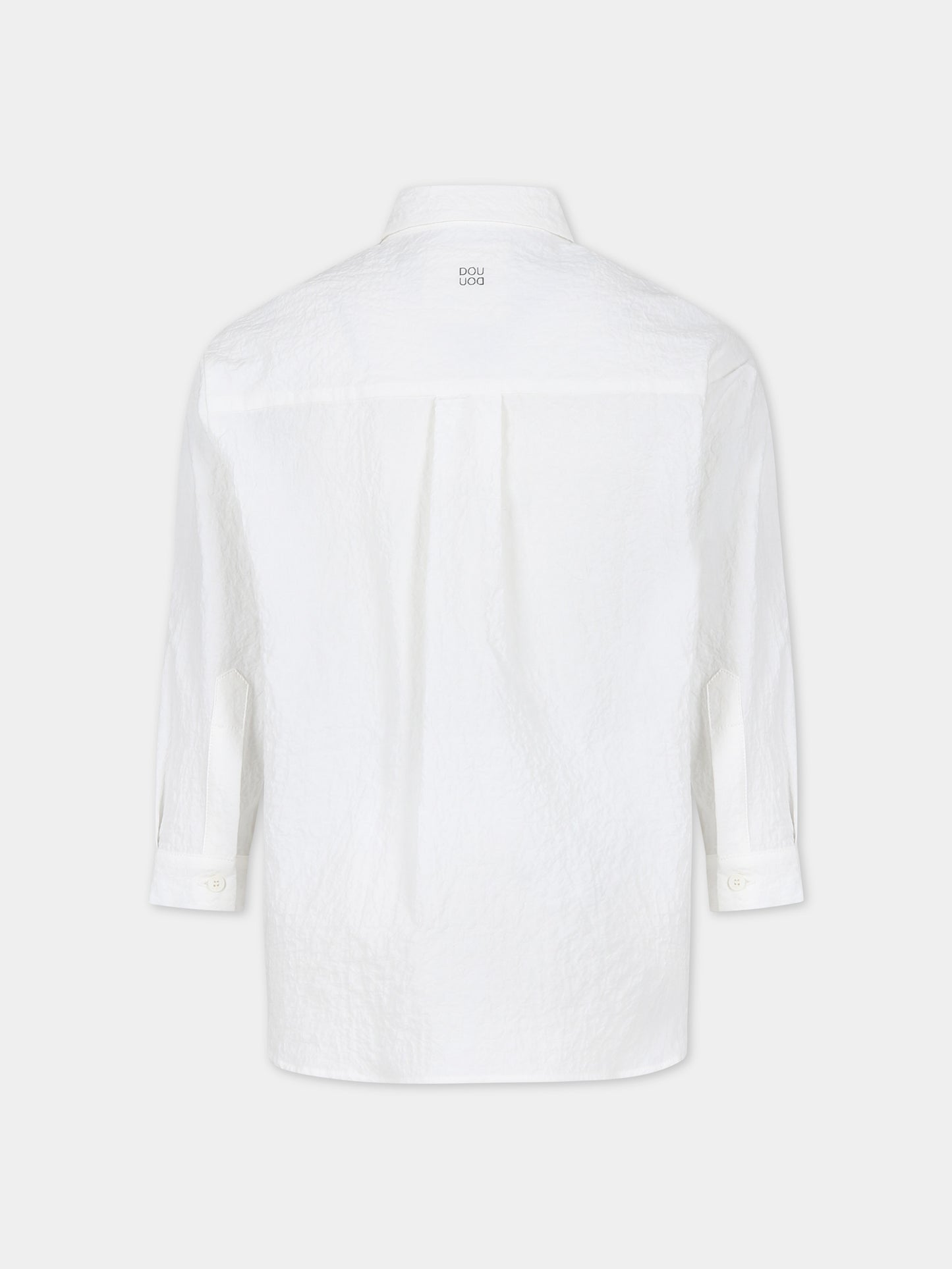 Camicia avorio per bambina,Douuod Kids,DU5A20 P0372 102