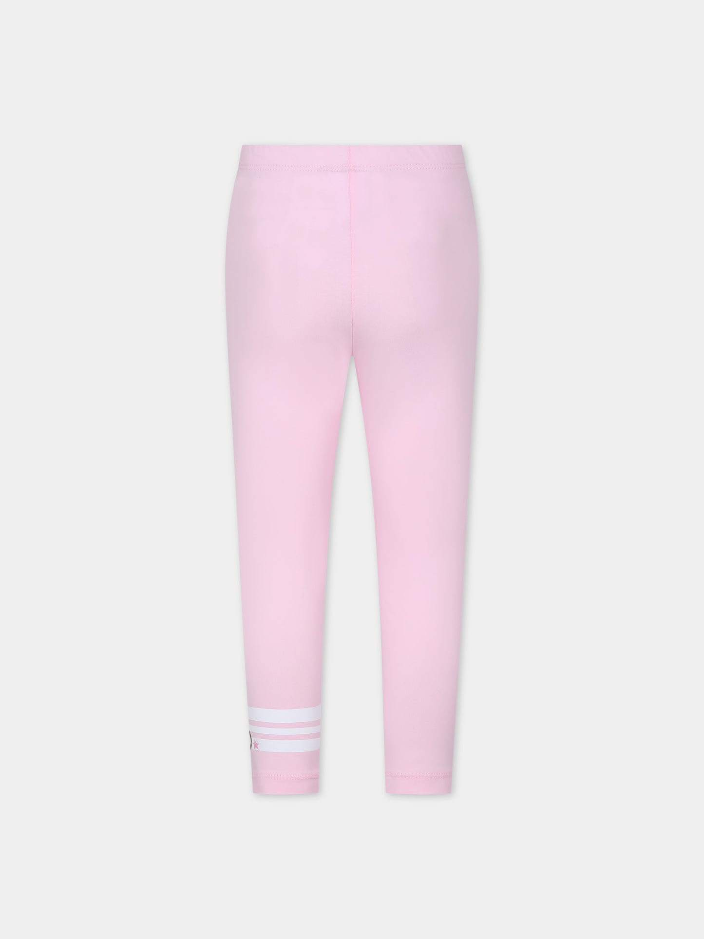 Leggings rosa per bambina con Minnie,Monnalisa,11C407 3201 0090