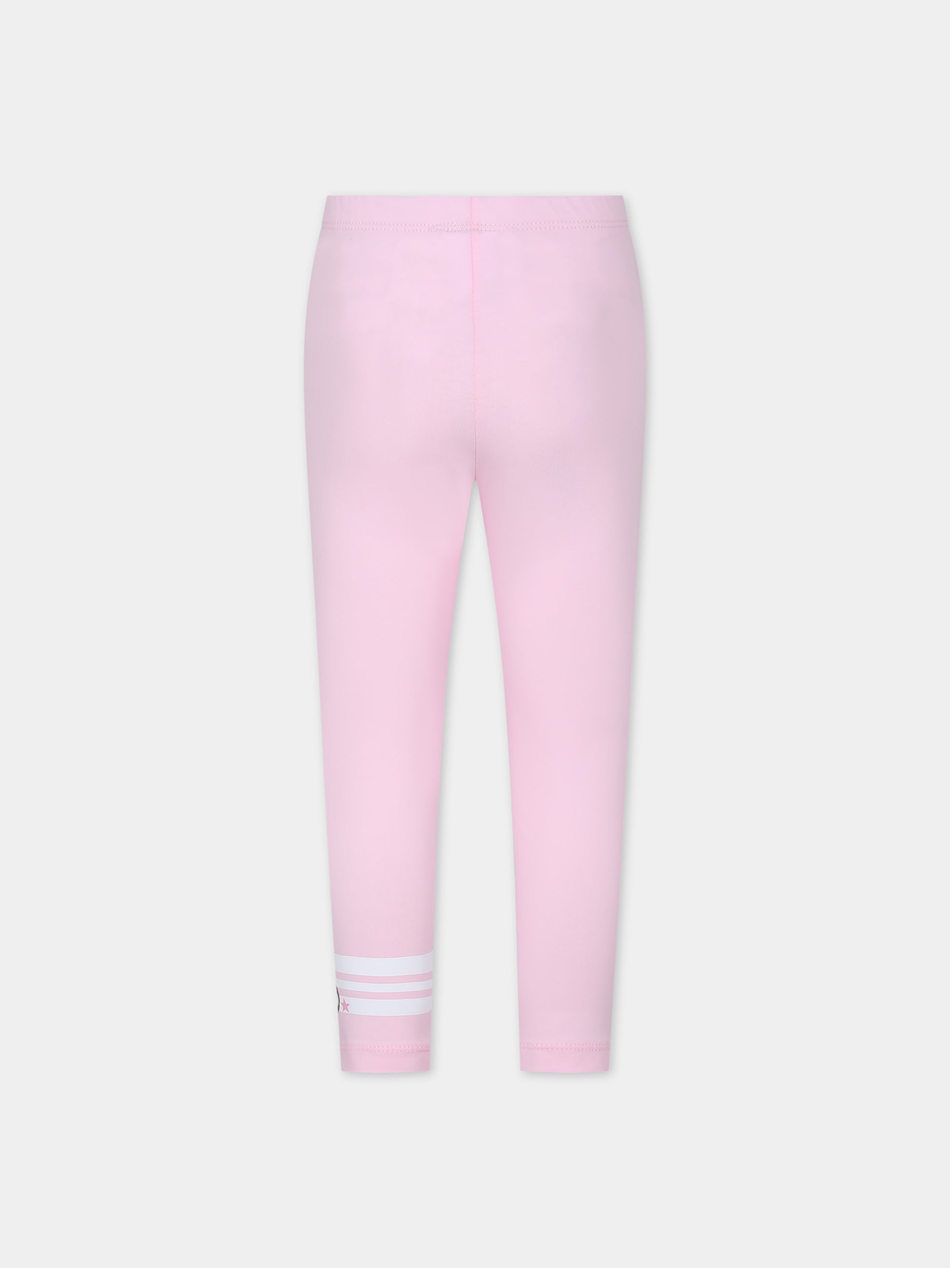 Leggings rosa per bambina con Minnie,Monnalisa,11C407 3201 0090