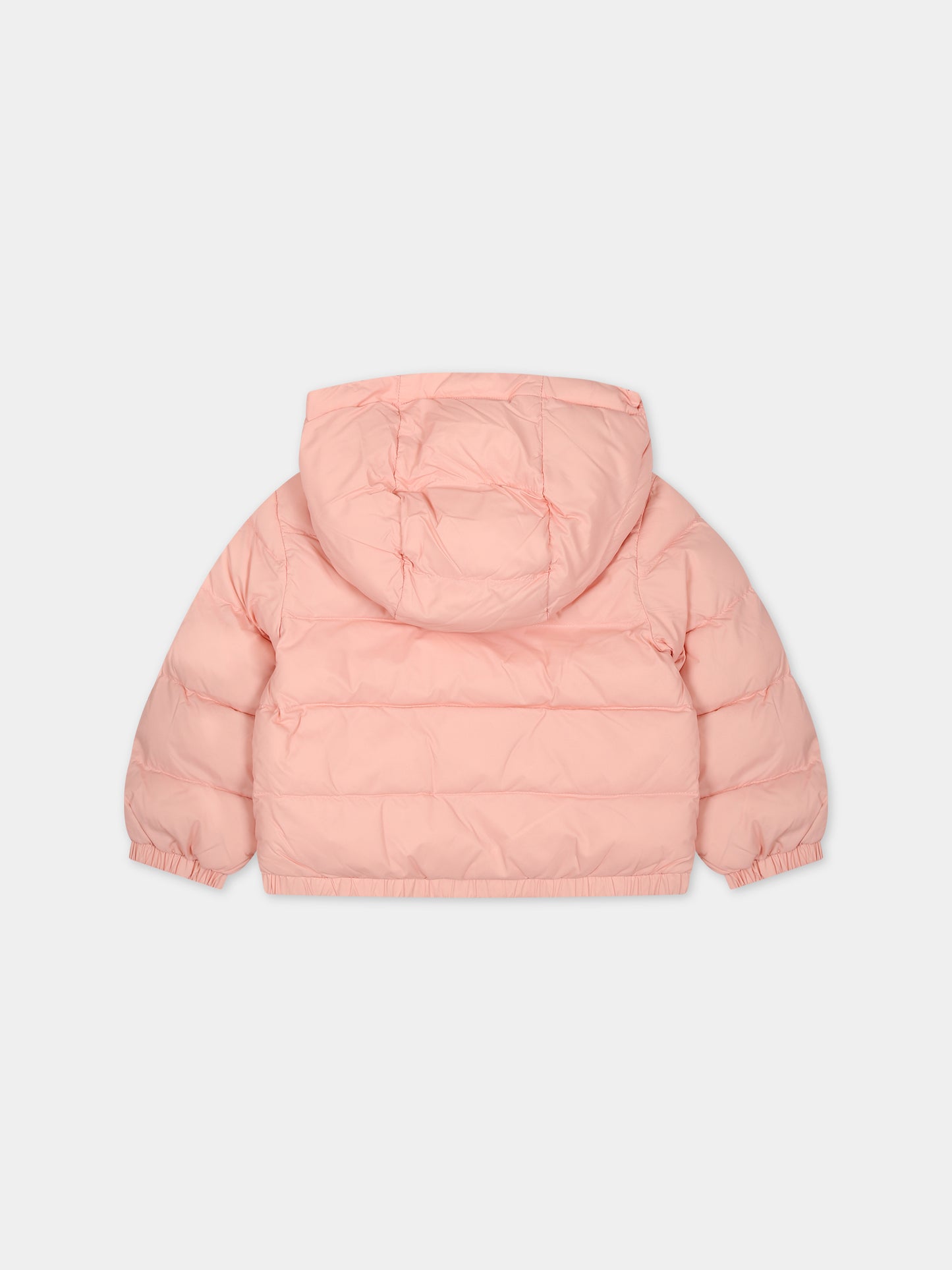 Piumino rosa per bambina con Teddy Bear,Moschino Kids,MUS02D L3A69 50209