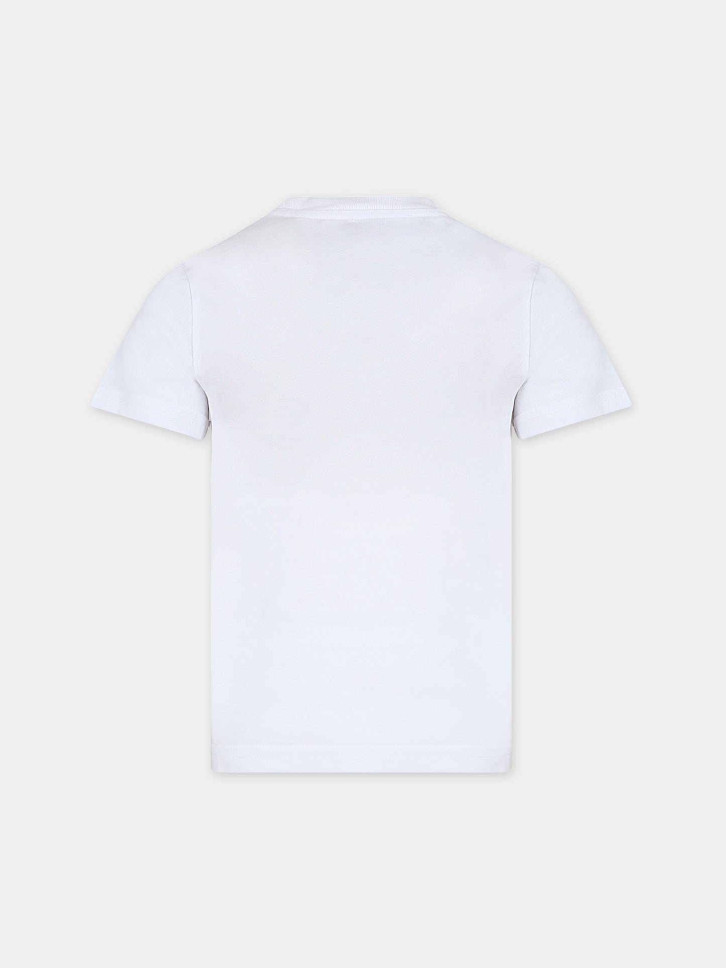 T-shirt bianca per bambino con logo,Dsquared2,DQ0522 D002F DQ100