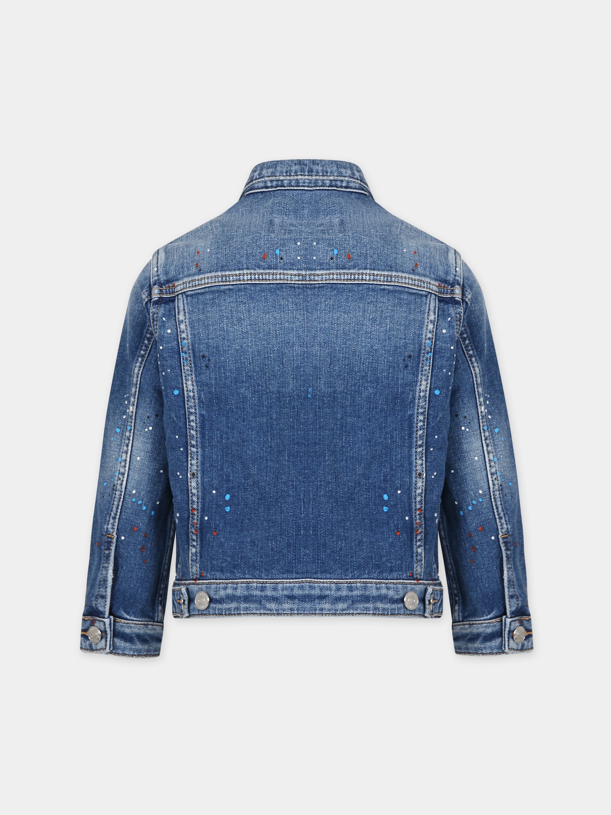 Giubbotto denim per bambino,Dsquared2,DQ0395 D0A2M DQ01