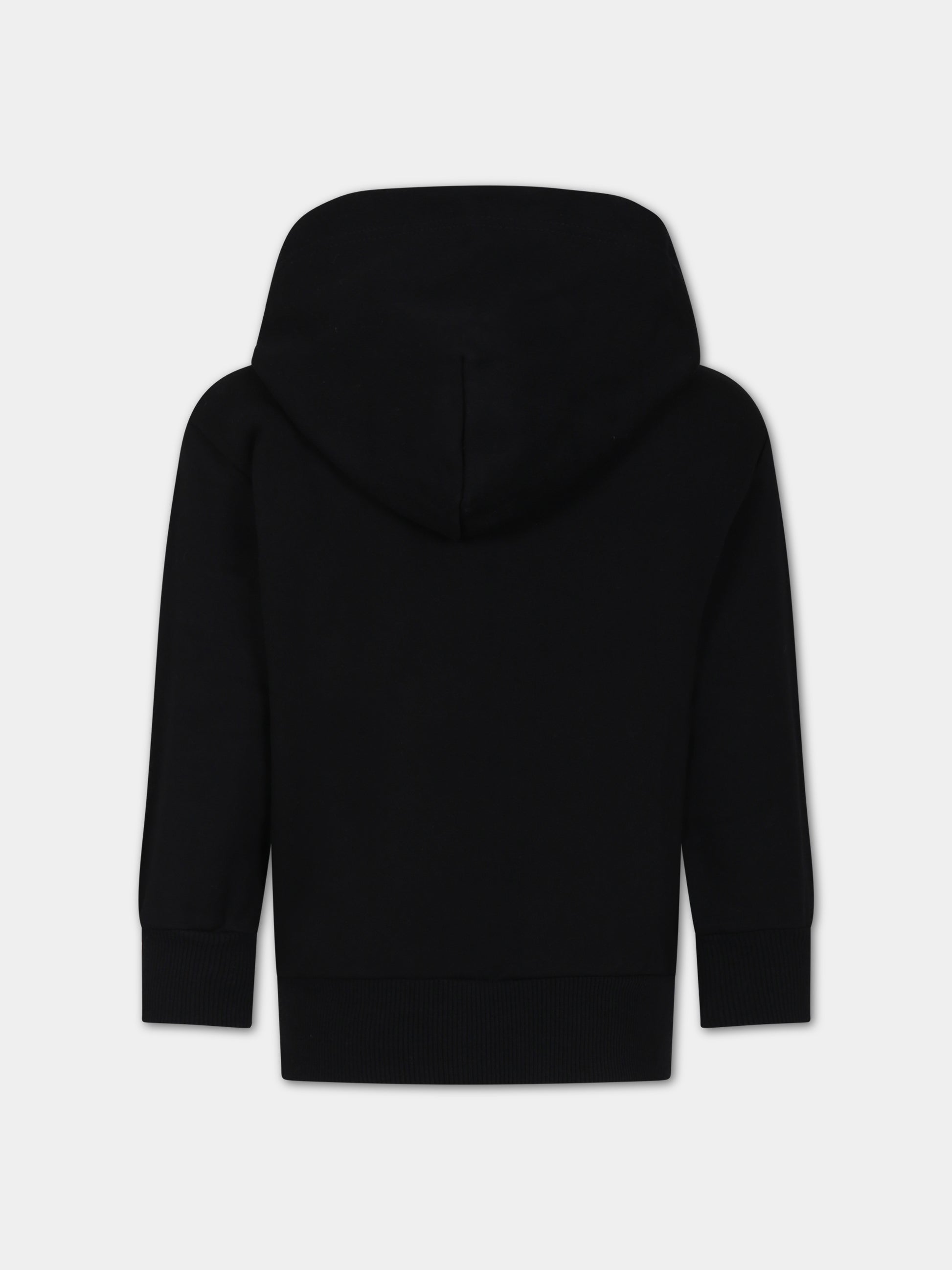 Felpa nera per bambino con logo,Diesel,J01116 0IAJH K900