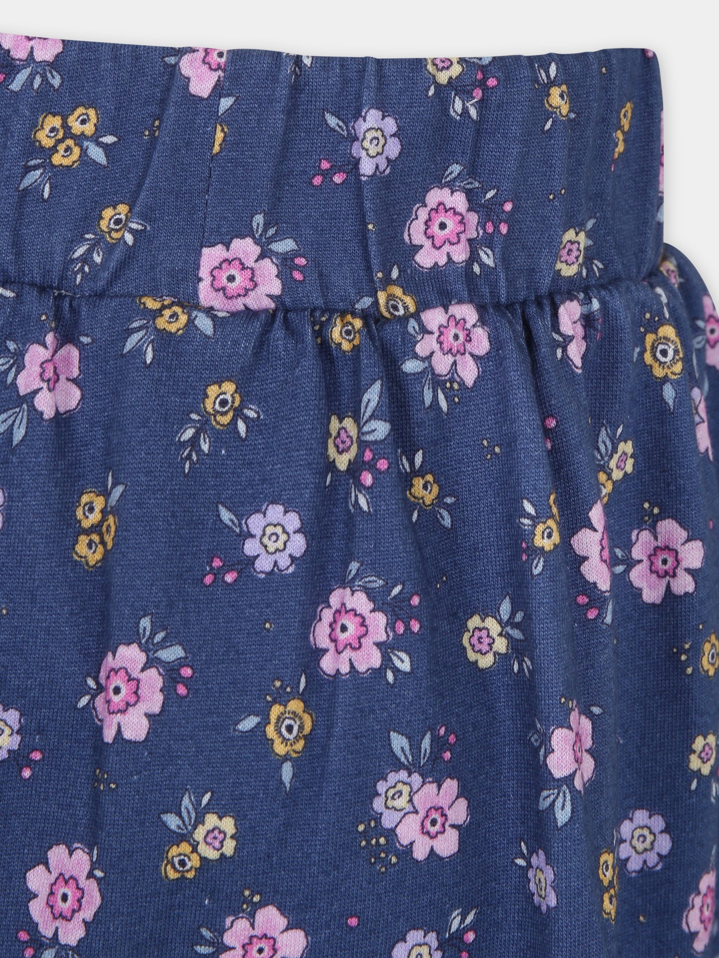 Gonna blu per bambina a fantasia,Romy June,0010 01 2001 902 F23