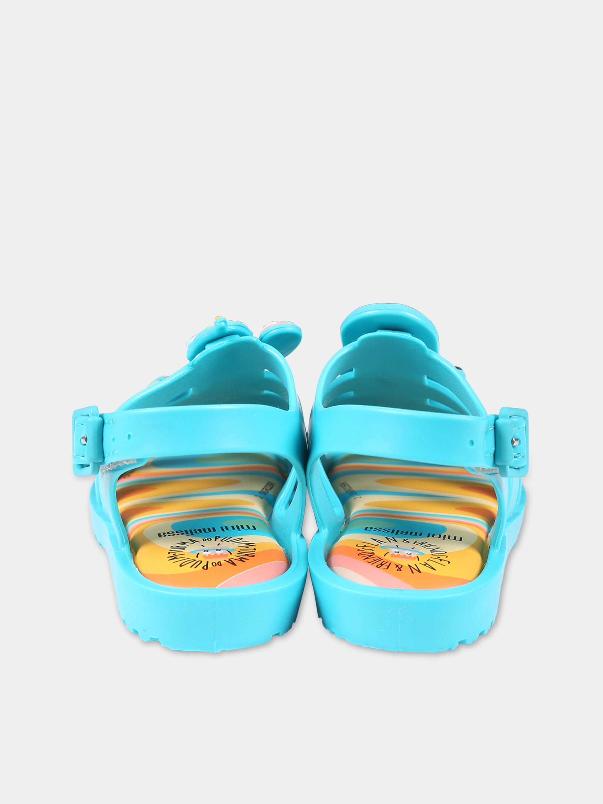 Sandali celesti per bambini con cactus e ghiacciolo,Mini Melissa,33751 AK294 06411