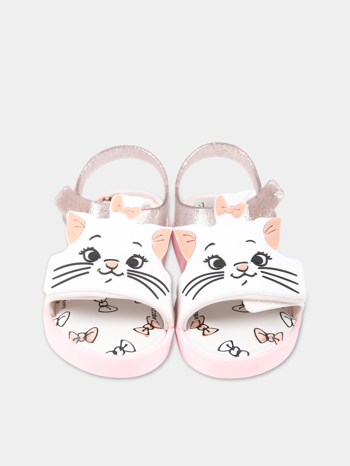 Sandali rosa per bambina con Marie degli Aristogatti,Mini Melissa,33755 AJ573 06411