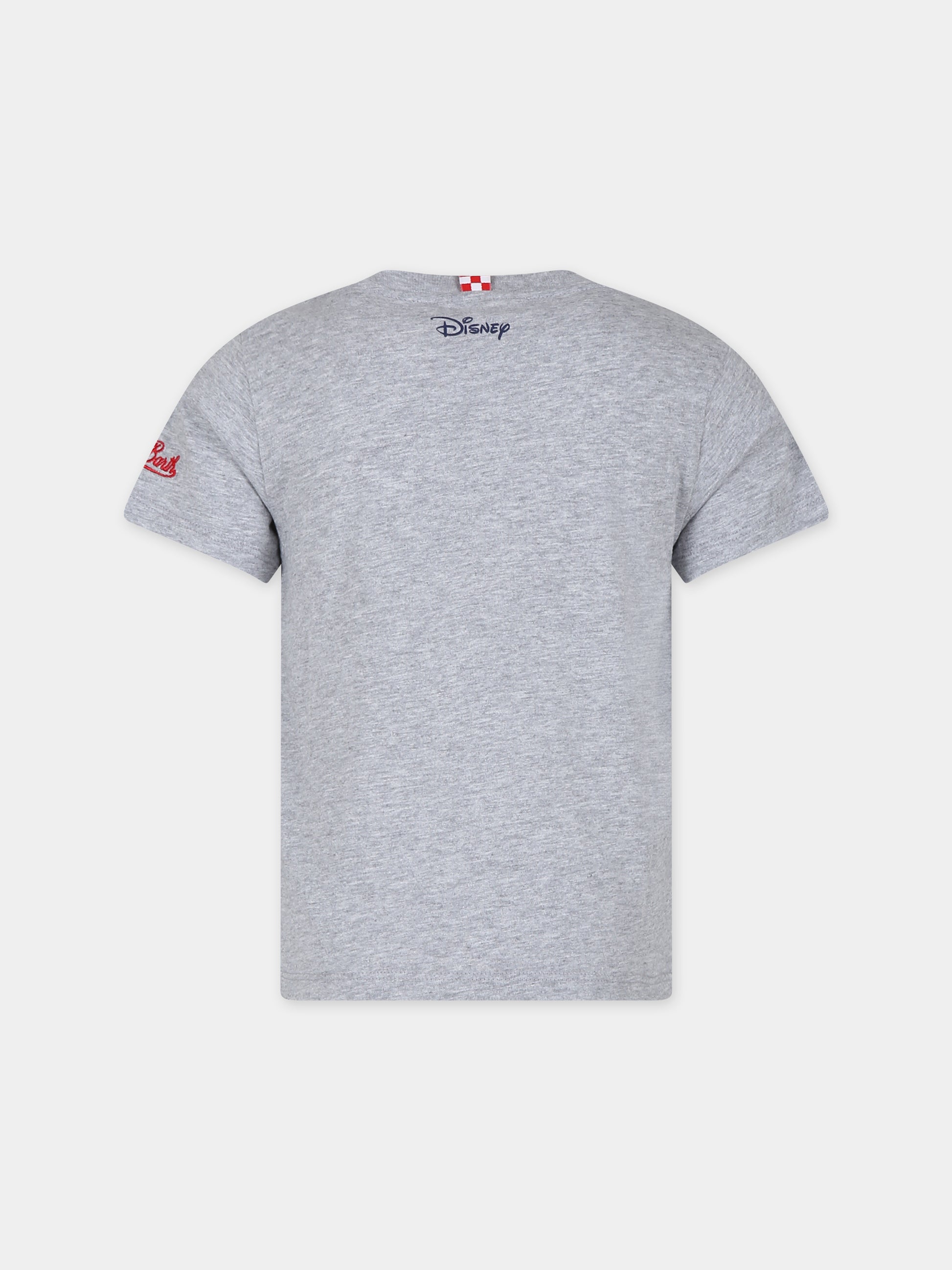T-shirt grigia per bambino con stampa Topolino,Mc2 Saint Barth,TSH0001 03263F